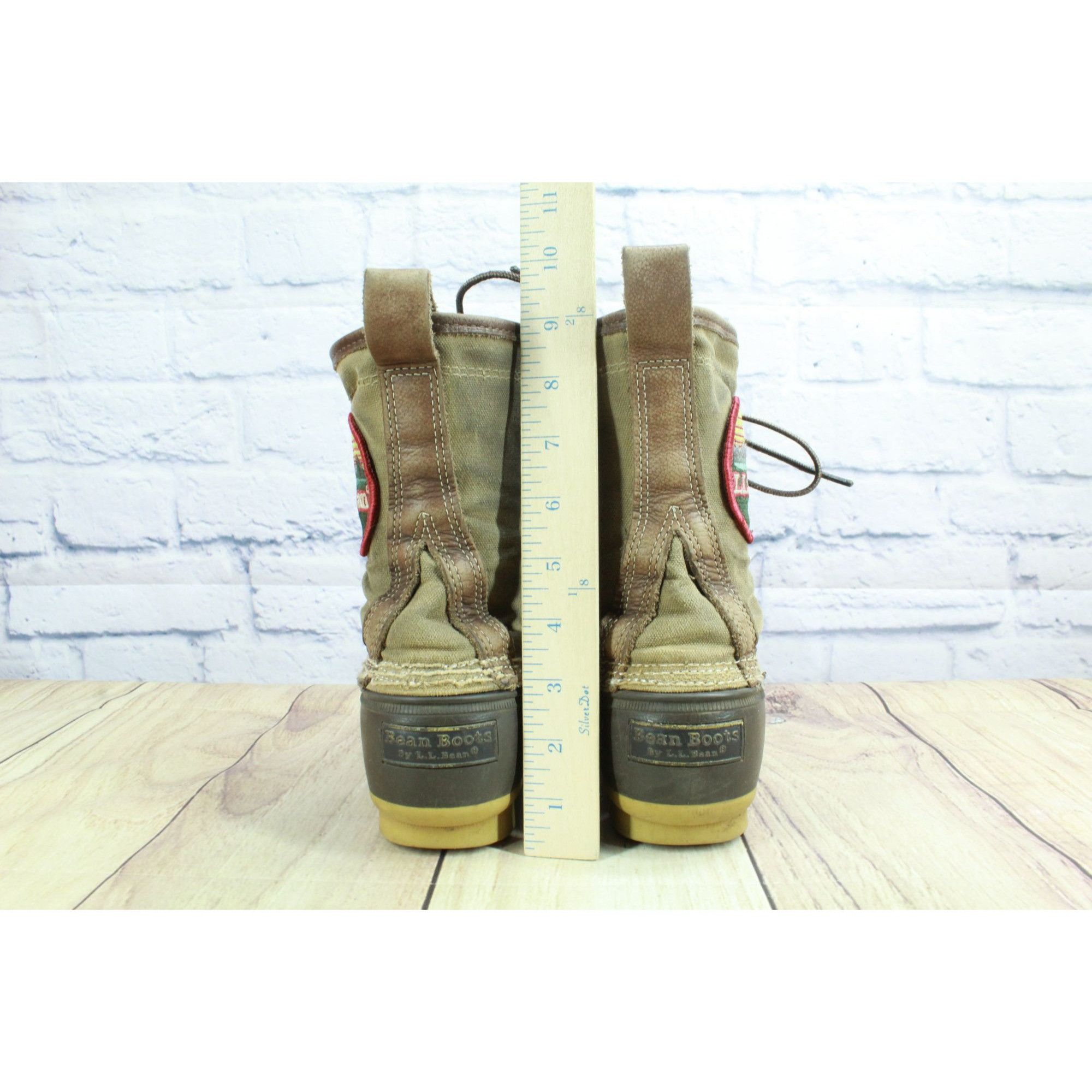 L.L. Bean LL Bean Katahdin Brown Waxed Canvas Limited Duck Boots Size US 7 / EU 40 - 6 Thumbnail