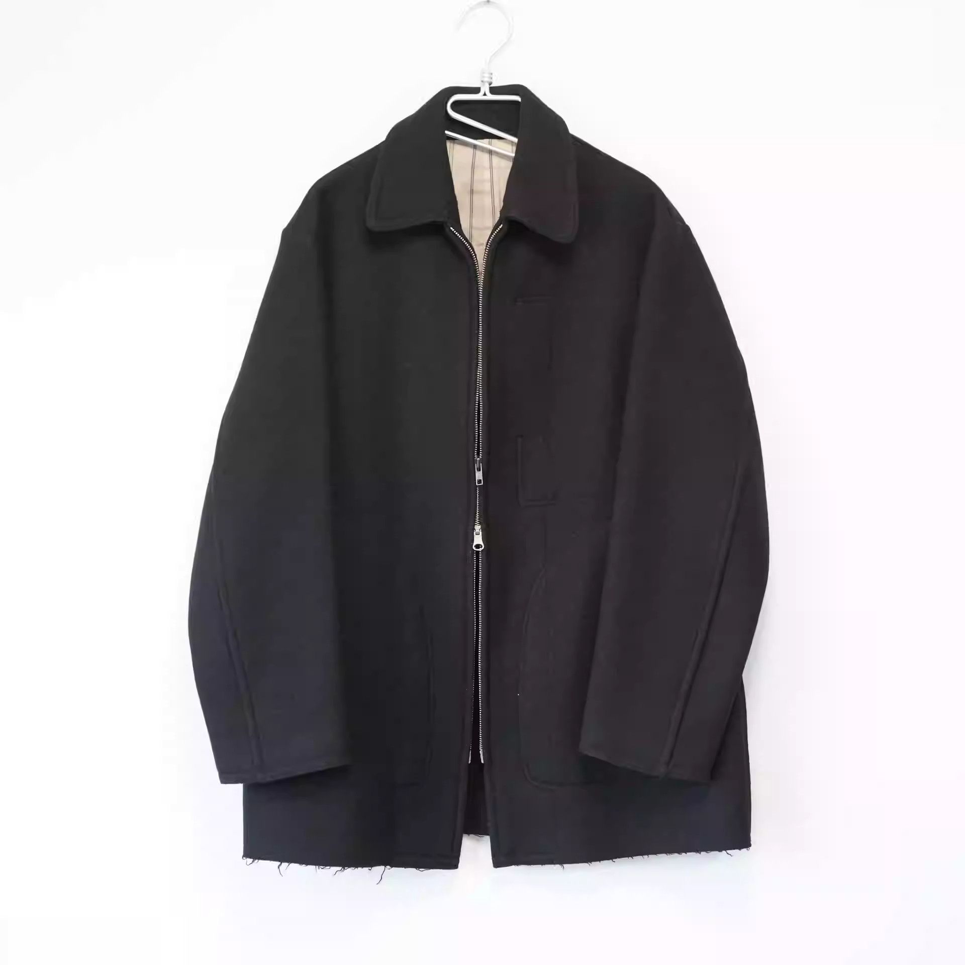 Yohji Yamamoto Yohji Yamamoto Sheep Zipper Heavy Coat Y's For Men Size US M / EU 48-50 / 2 - 1 Thumbnail