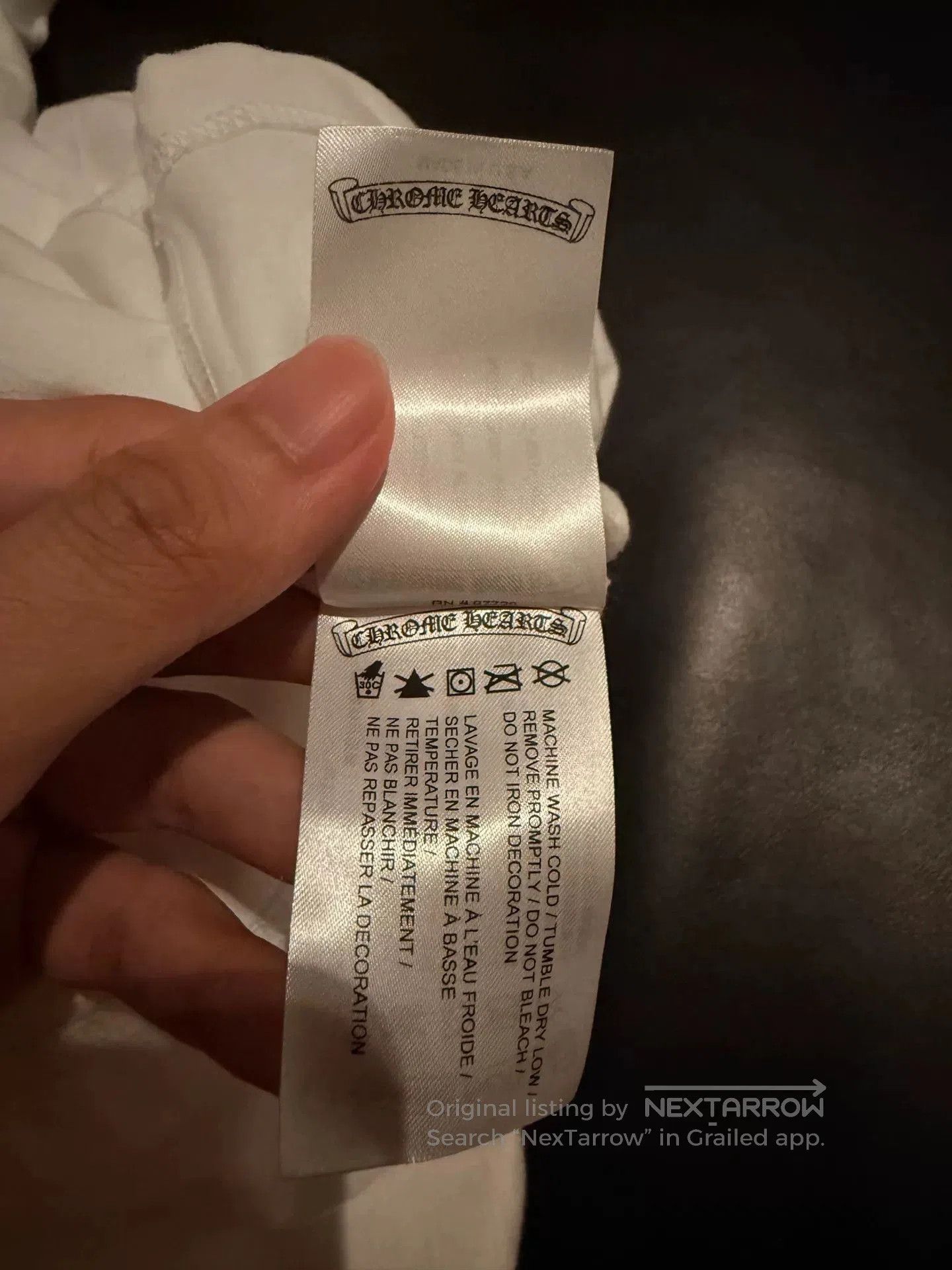 Chrome Hearts Chrome Hearts White Blue Logo Long Sleeve. Size US L / EU 52-54 / 3 - 5 Thumbnail