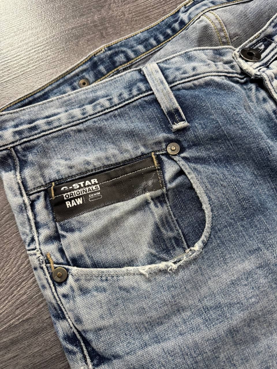 G-Star Vintage G-Star Raw 33-01 Light Blue Denim Jeans Size US 36 / EU 52 - 6 Thumbnail