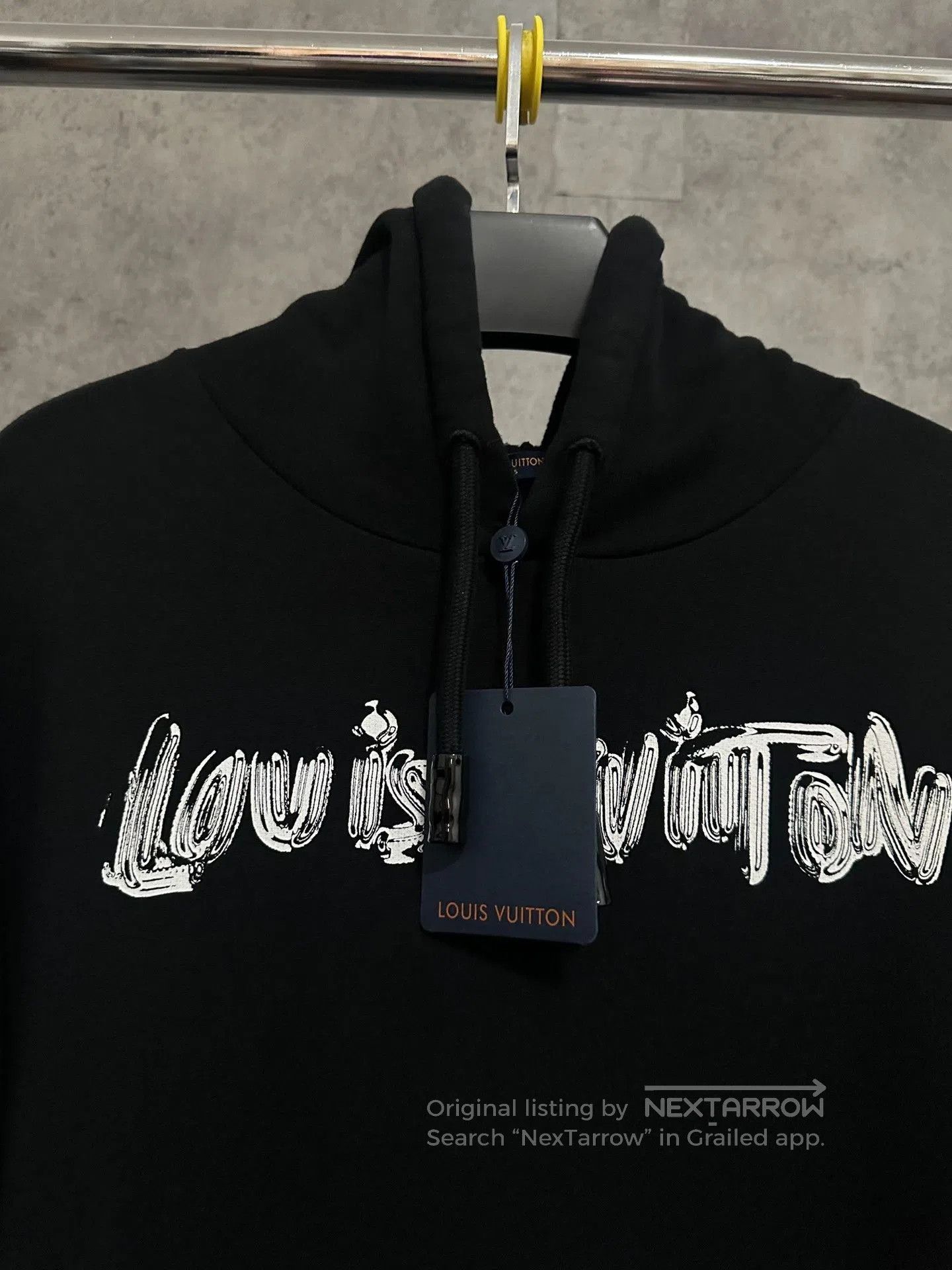 Louis Vuitton Louis Vuitton Black Graffiti Logo Hoodie. Size US L / EU 52-54 / 3 - 2 Thumbnail