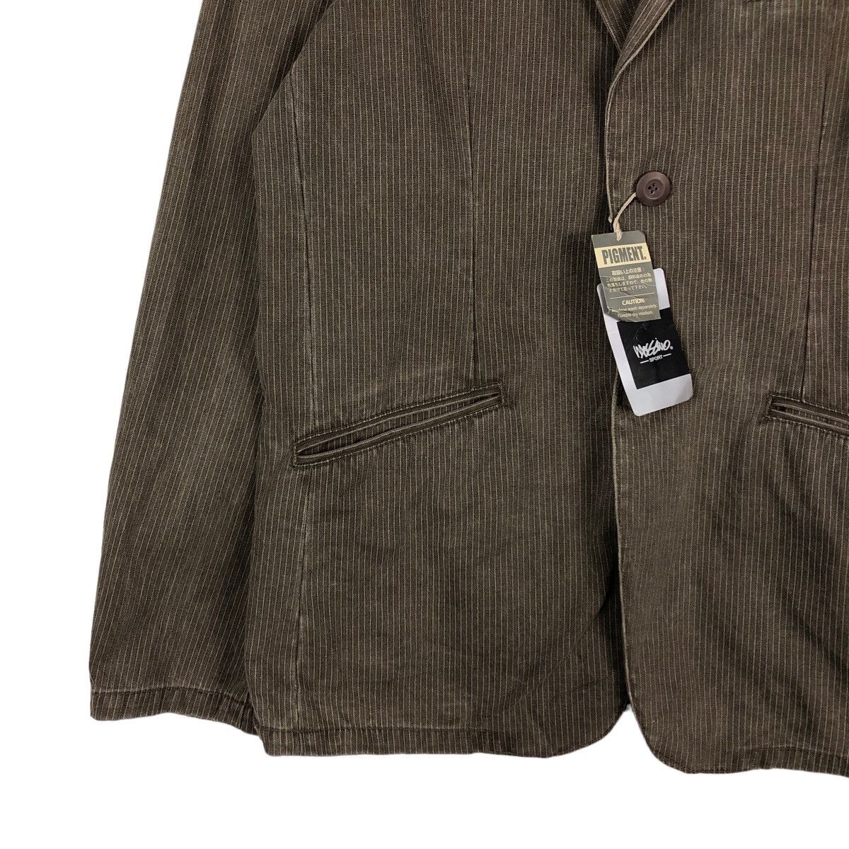 Issey Miyake 🔥Vintage Chore Hickory Work Jacket Mossimo Pigment Size US L / EU 52-54 / 3 - 3 Thumbnail