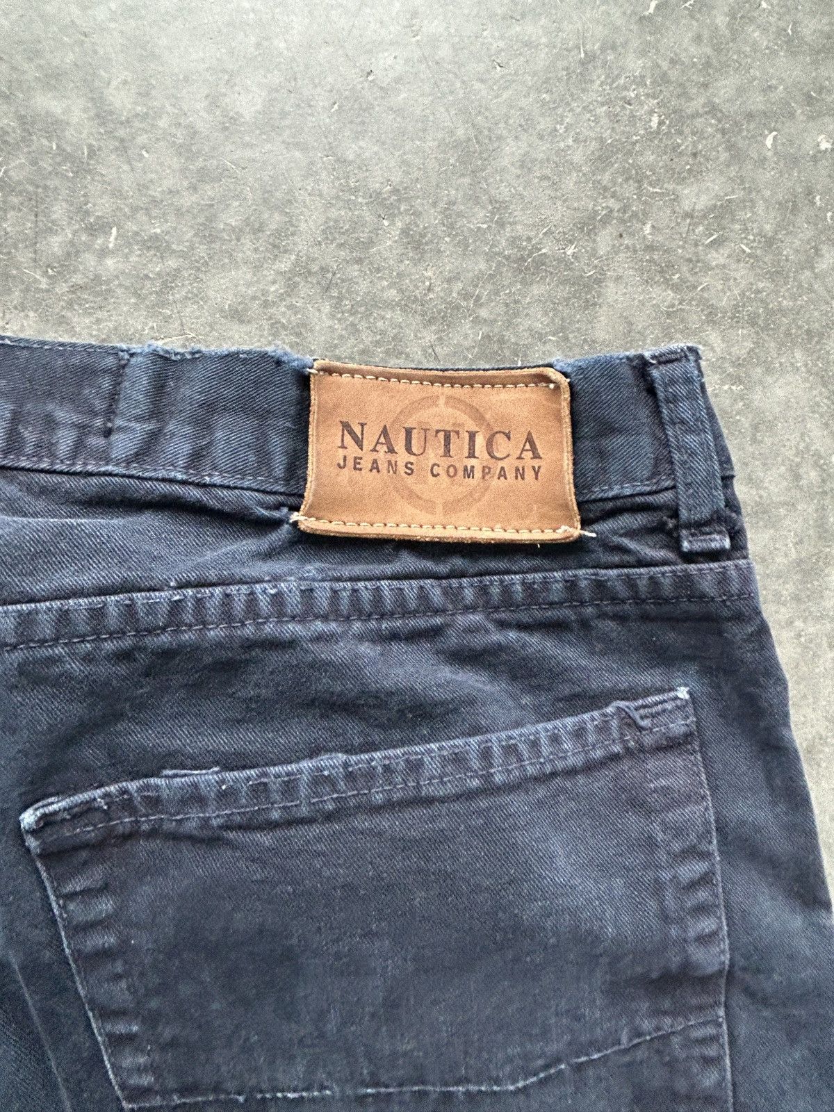 Nautica Vintage 90s Nautica Baggy Denim Jeans 36x30 Size US 36 / EU 52 - 8 Thumbnail