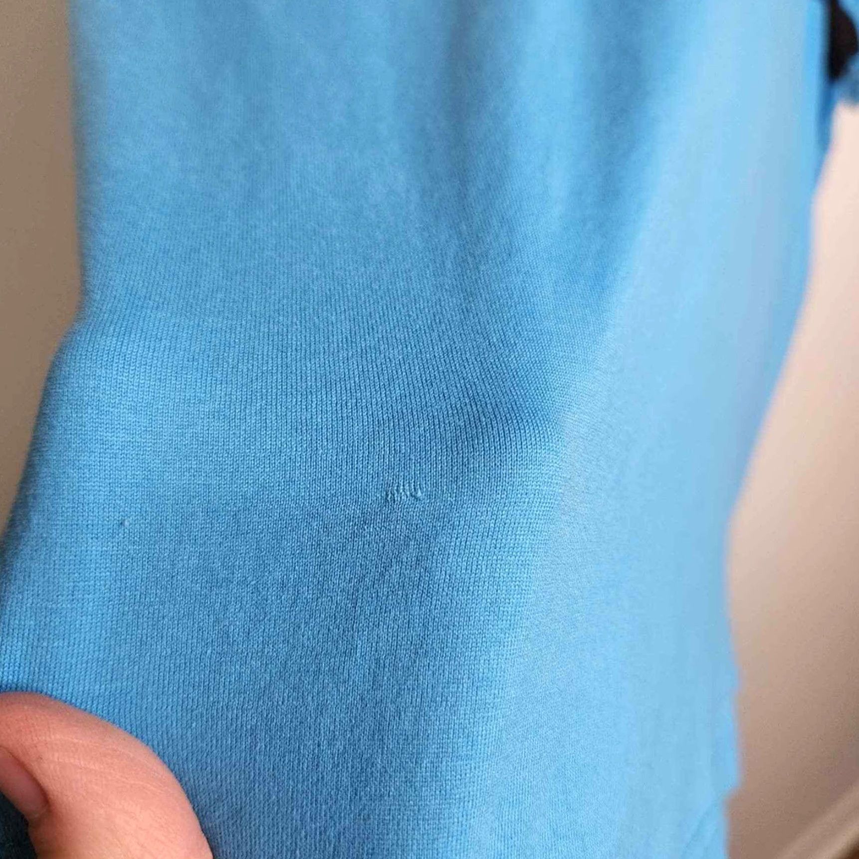 Vintage Jamie Sadock XL Blue Black Golf Shirt Preppy Zip Front Top Womens Golfing Style Shirt Size XL / US 12-14 / IT 48-50 - 3 Thumbnail