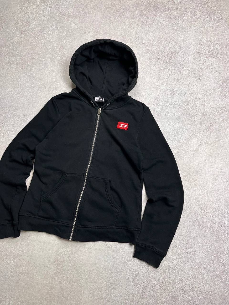 Diesel × Vintage Vintage Diesel Archival Boxy Zip Hoodie Y2K M Size US M / EU 48-50 / 2 - 2 Thumbnail