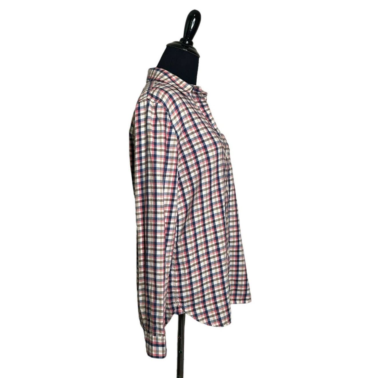 Madewell Madewell plaid long sleeves boyfriend shirt size Small Size S / US 4 / IT 40 - 3 Thumbnail
