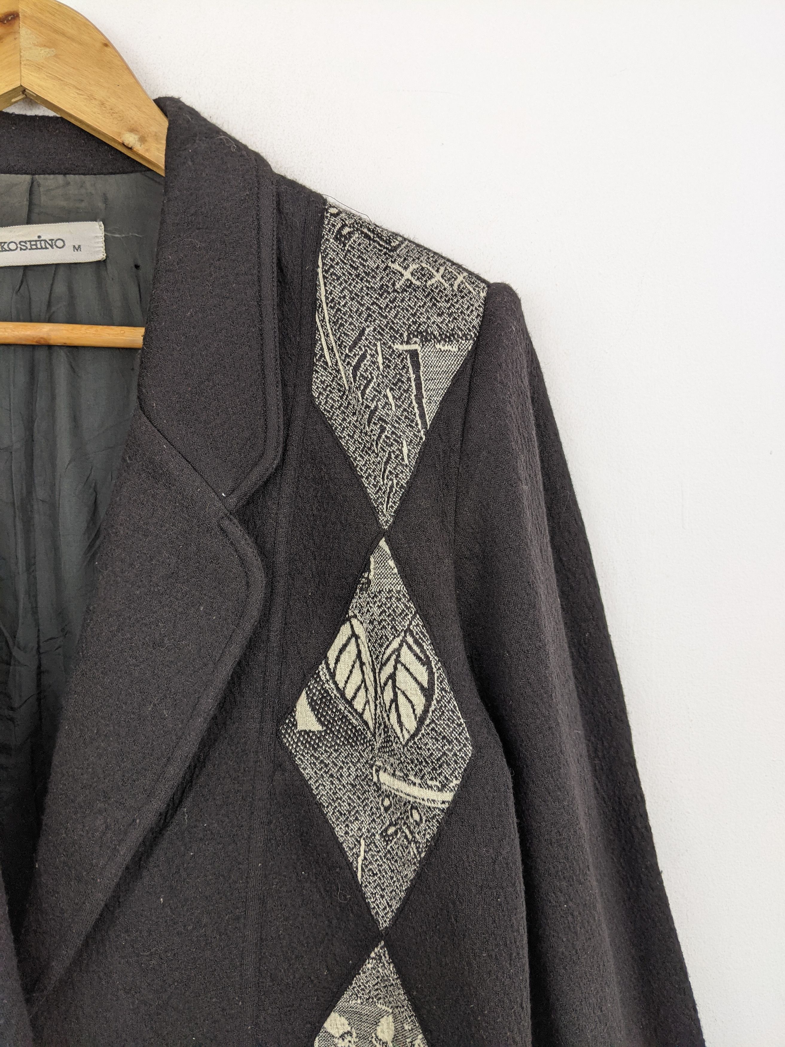 Japanese Brand Vintage Koshino Native Design Blazer Jacket MJ0141 Size US M / EU 48-50 / 2 - 8 Thumbnail