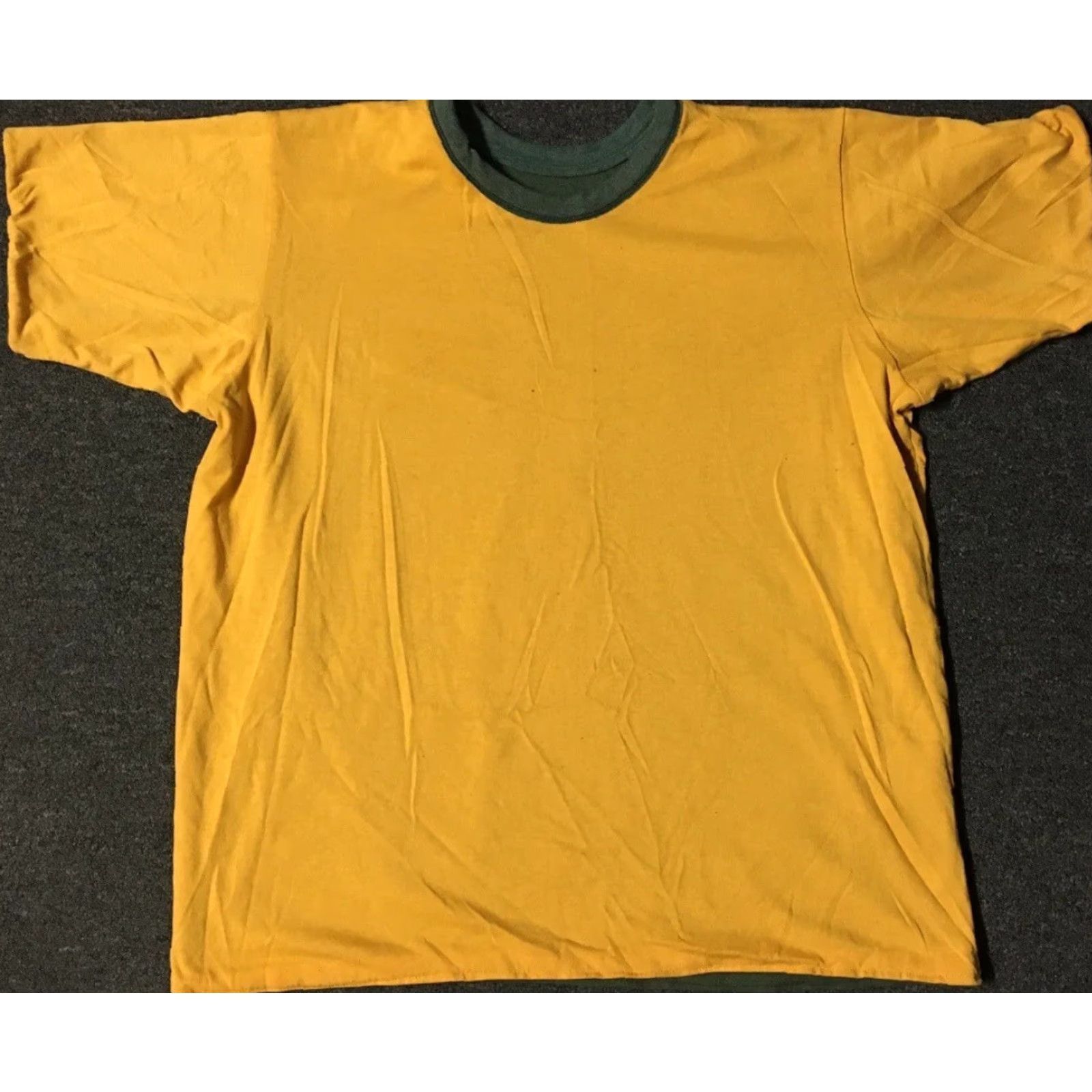Vintage Vtg 70s 80s Christ Lutheran School Physical Education Shirt L XL USA Track & Field Baseball Basketball Football Gym Reversible Mens Green/Yellow Shirt Size US L / EU 52-54 / 3 - 2 Thumbnail