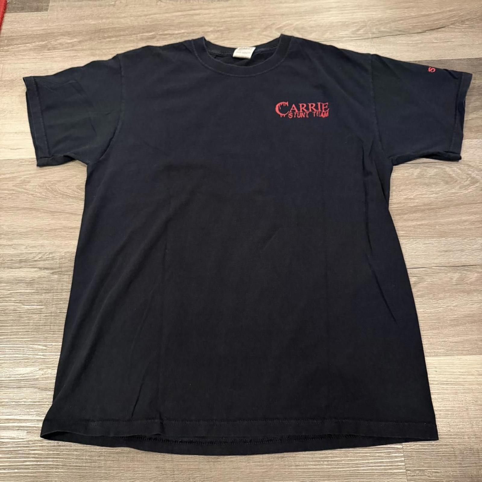 Fruit Of The Loom Vintage Carrie stunt team movie t shirt 00s L Size US L / EU 52-54 / 3 - 4 Thumbnail