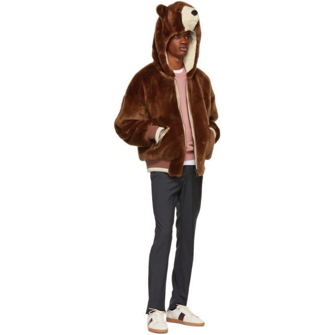 Dolce & Gabbana DOLCE&GABBANA Jacket Faux Fur Teddy Bear Hood DG Millennials Size US M / EU 48-50 / 2 - 15 Thumbnail
