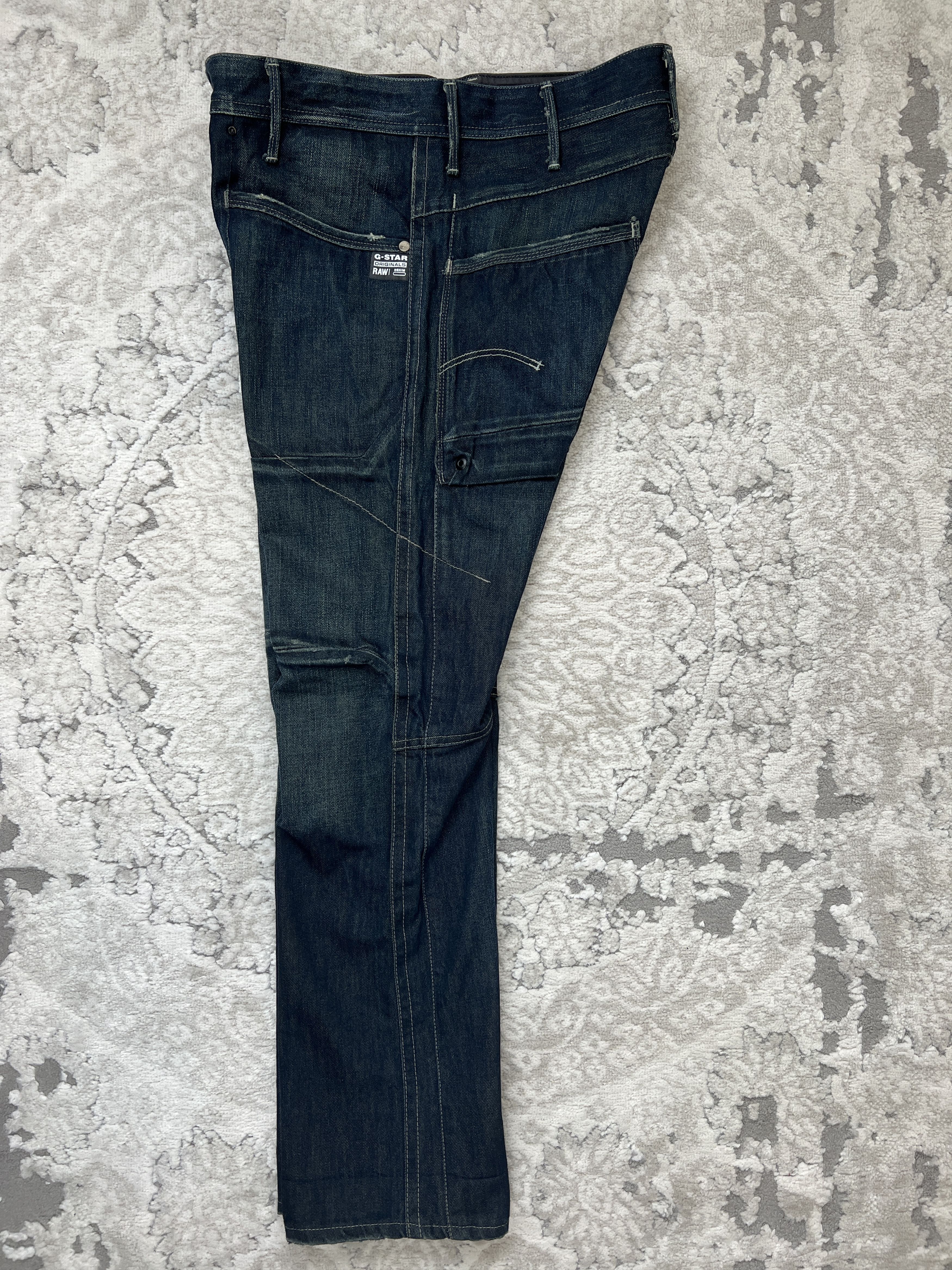 G-Star G-Star RAW Navy Jack Loose Tapered Jeans - Raw Denim 32 Size US 32 / EU 48 - 21 Thumbnail