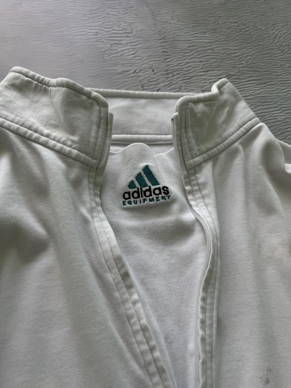 Adidas Adidas Equipment Vintage Longsleeve Zip White Size US M / EU 48-50 / 2 - 3 Thumbnail