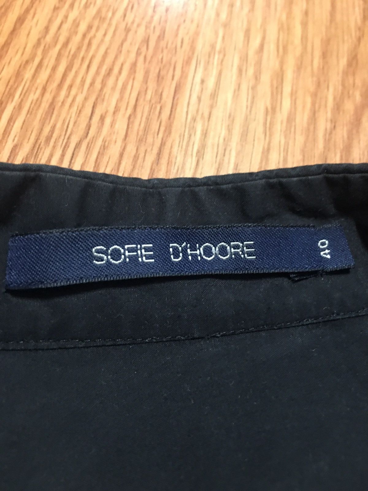 Designer × SOFIE D'HOORE Sofie D’hoore Cotton Black Oversized Dress Size EU 40 Size S / US 4 / IT 40 - 8 Thumbnail