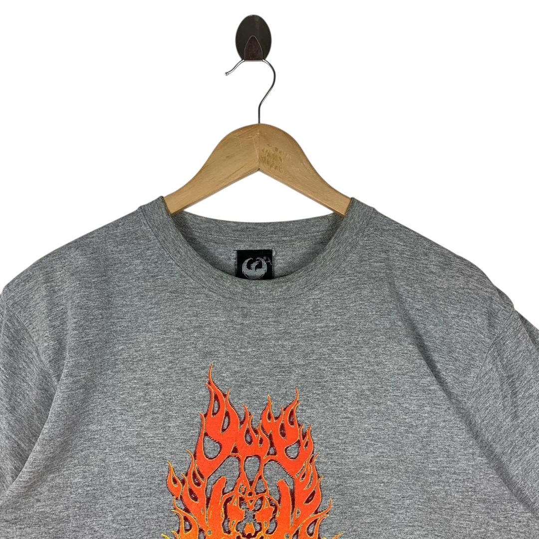 Other Vintage 90s DRAGON skateboard fire logo skate tee Size US M / EU 48-50 / 2 - 2 Thumbnail