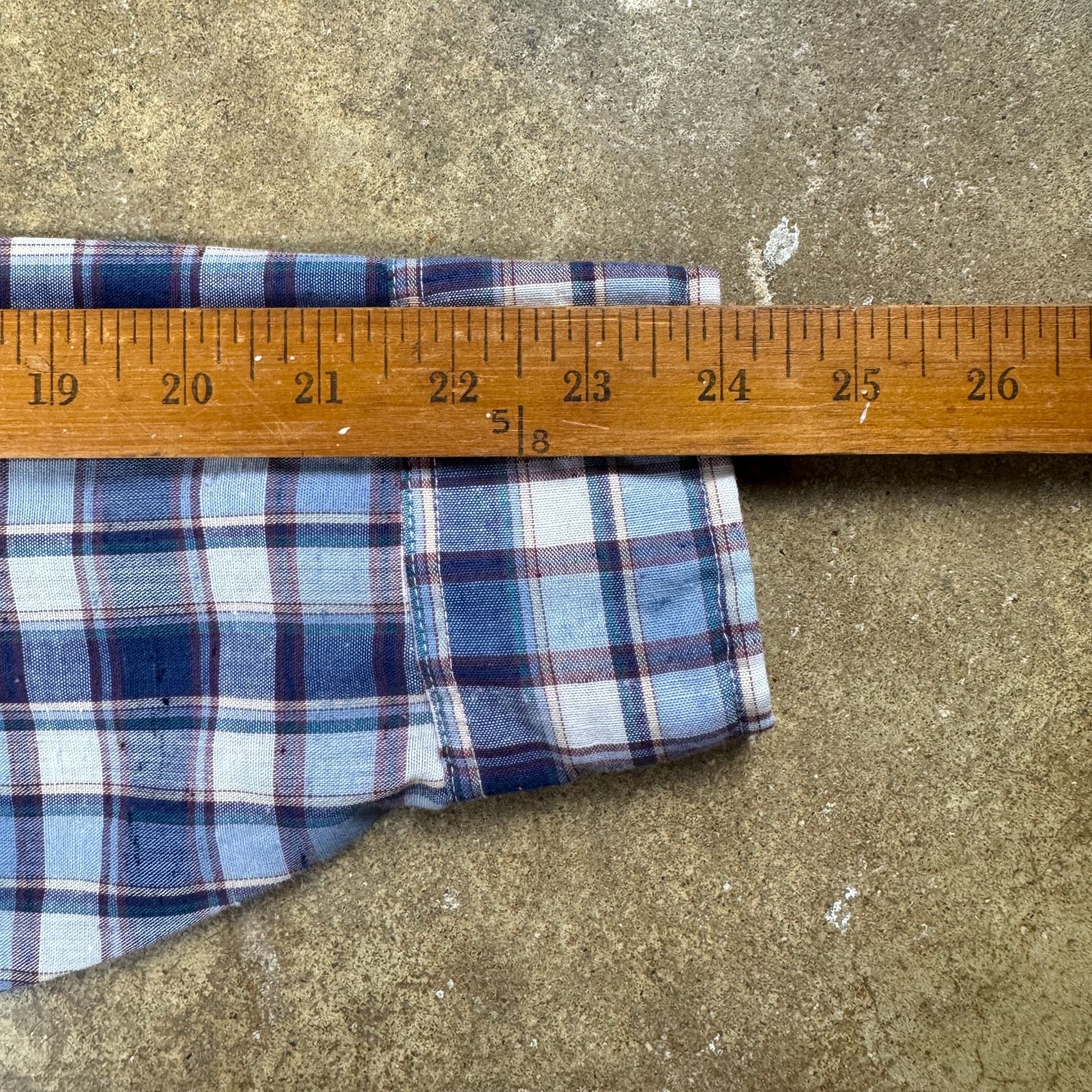 Levi's Vintage 70s Levi’s White Tab Plaid Shirt Men’s Medium USA Size US M / EU 48-50 / 2 - 10 Thumbnail