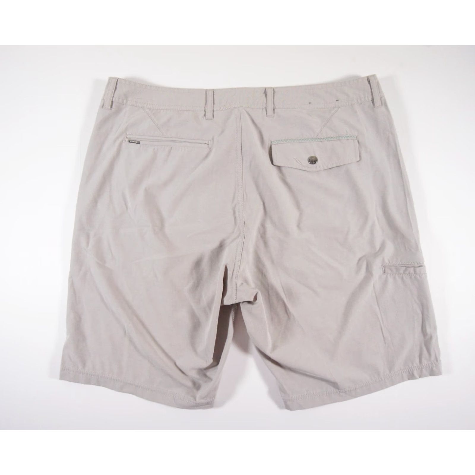 Vintage Linksoul Mens Shorts Chino 38 Gray 10" Stretch Casual Outdoor Regular Waist 38 Mens Size US 38 / EU 54 - 5 Thumbnail