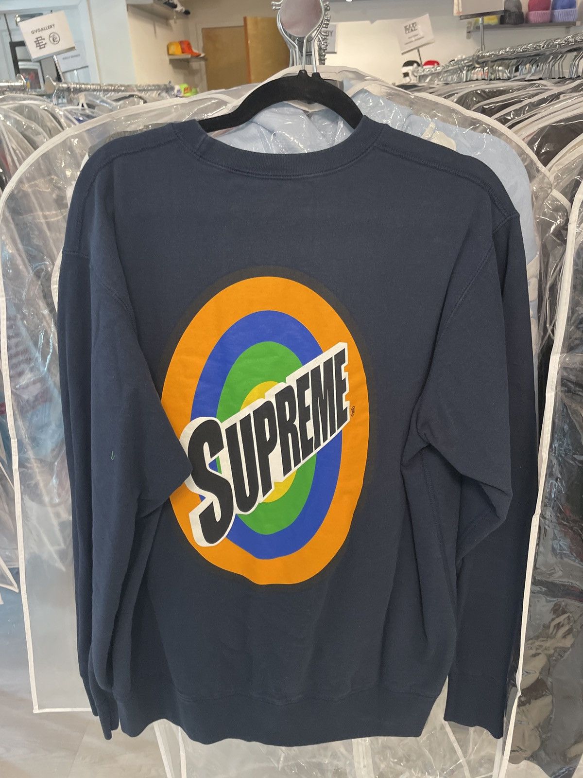 Supreme Supreme Spin Crewneck Navy XL Size US XL / EU 56 / 4 - 2 Thumbnail
