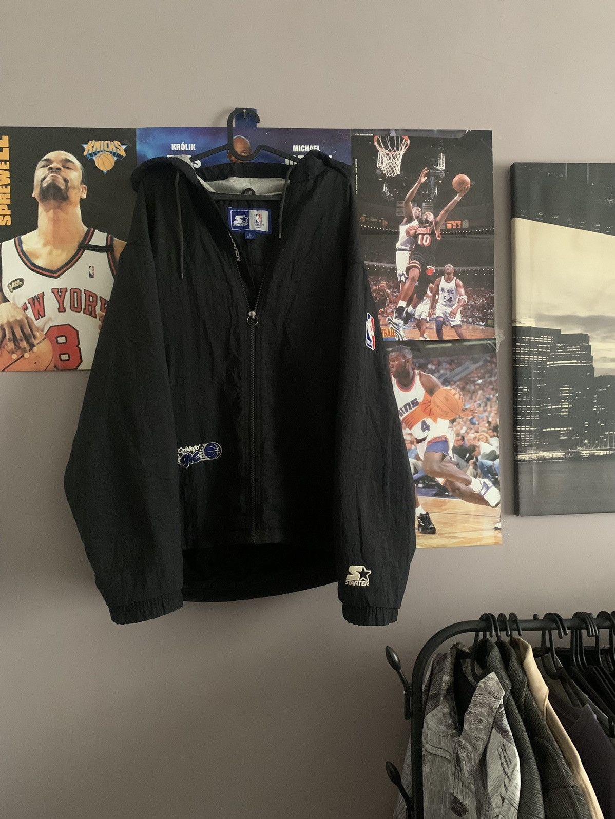 NBA × Starter × Vintage 90s Vintage NBA Starter Orlando Magic Light Jacket Size US L / EU 52-54 / 3 - 1 Thumbnail