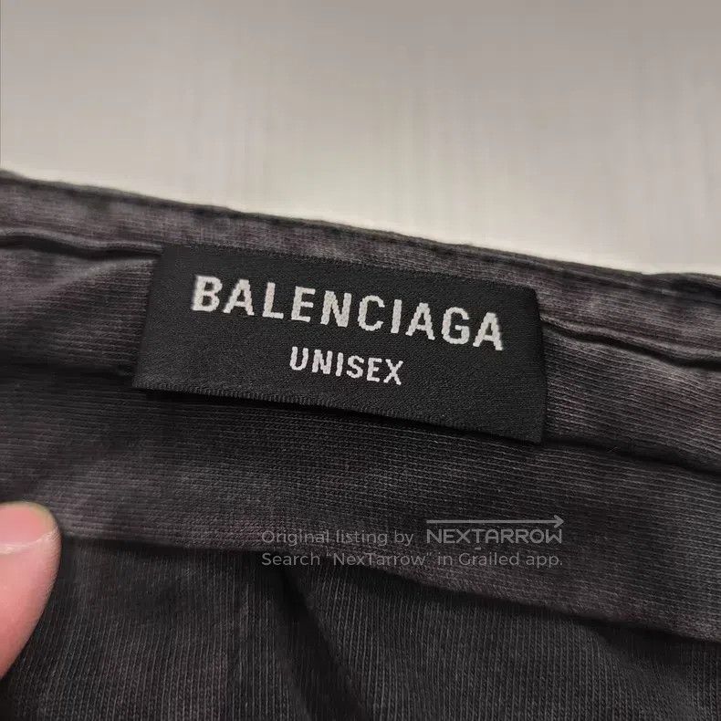 Balenciaga Balenciaga size XS Water-Washed Distressed Black Long Pant Size US 27 - 4 Thumbnail