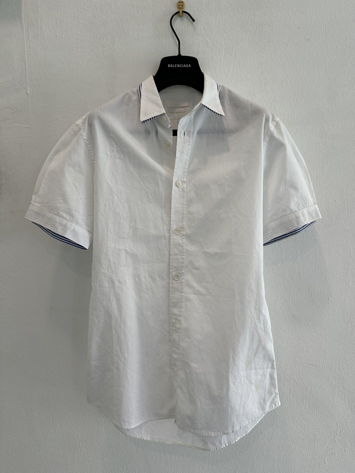 Alexander McQueen Alexander Mcqueen Double Collar Shirt Size US M / EU 48-50 / 2 - 1 Thumbnail