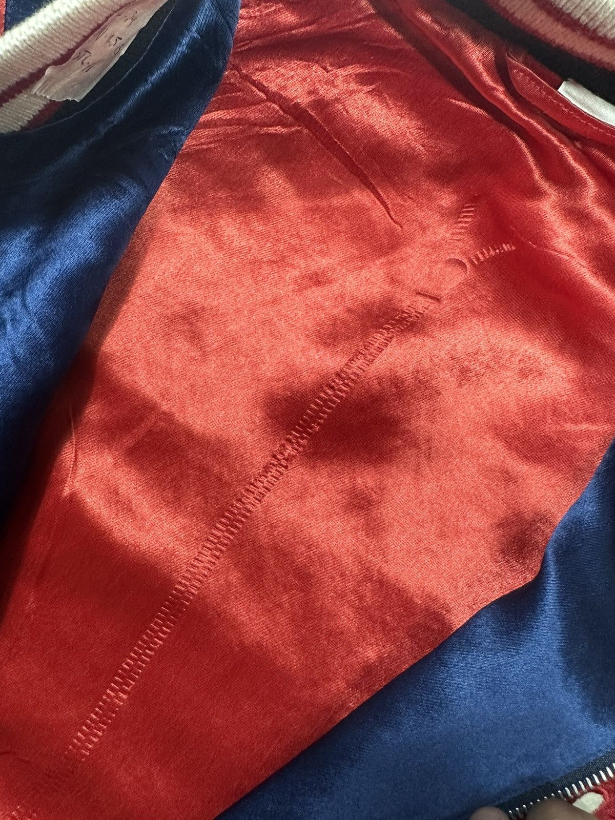 Gucci GUCCI Acetate Bomber Jacket with GG Blade Size US L / EU 52-54 / 3 - 5 Thumbnail