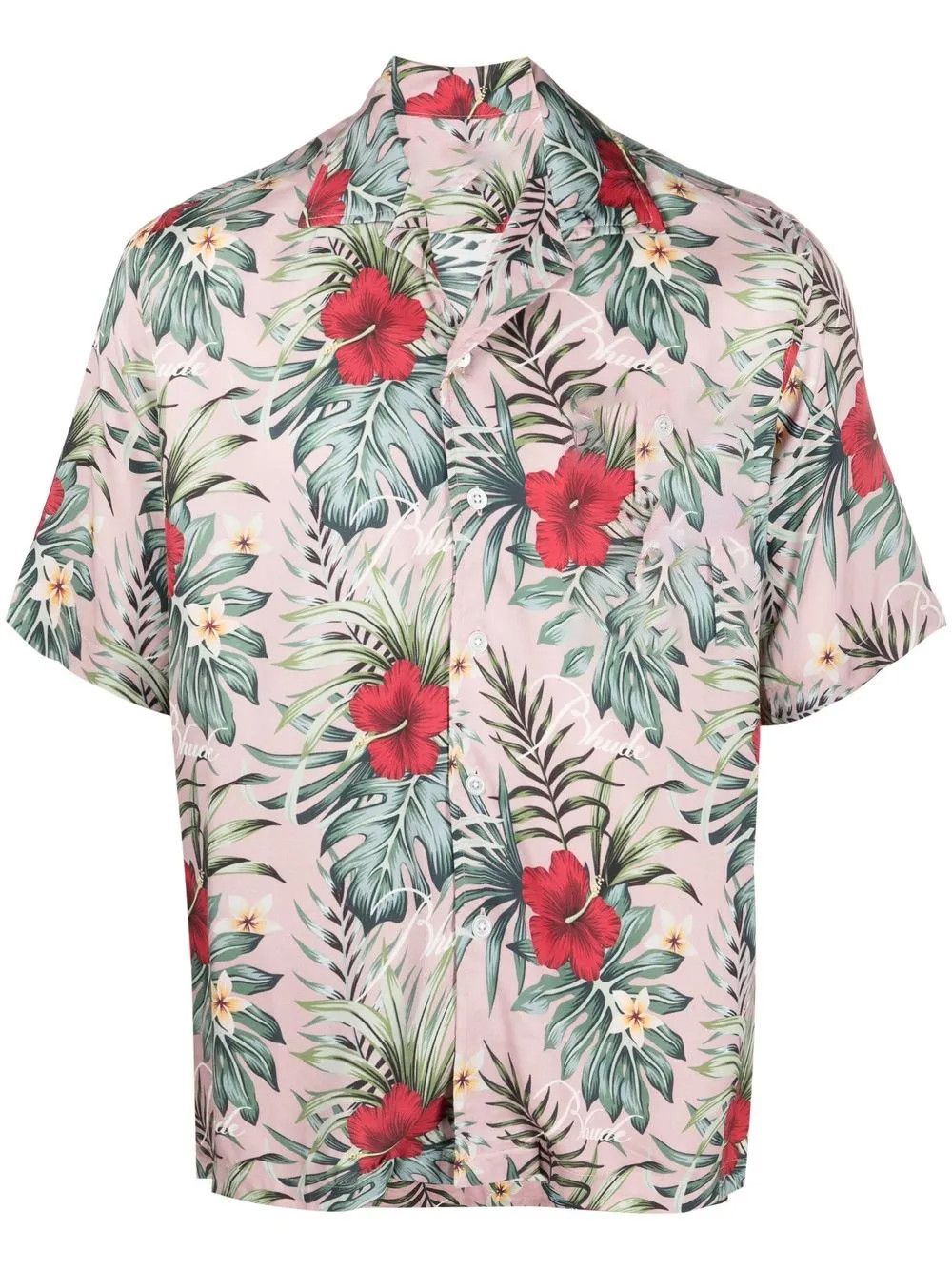 Other Pink Floral Shirt – Stylish Men’s Short-Sleeve Casual Shirt Size US XL / EU 56 / 4 - 1 Thumbnail