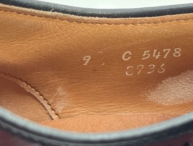 Allen Edmonds Allen Edmonds HALE Size 9C Burgundy Oxfords Leather Cap Toe Size US 9 / EU 42 - 11 Thumbnail
