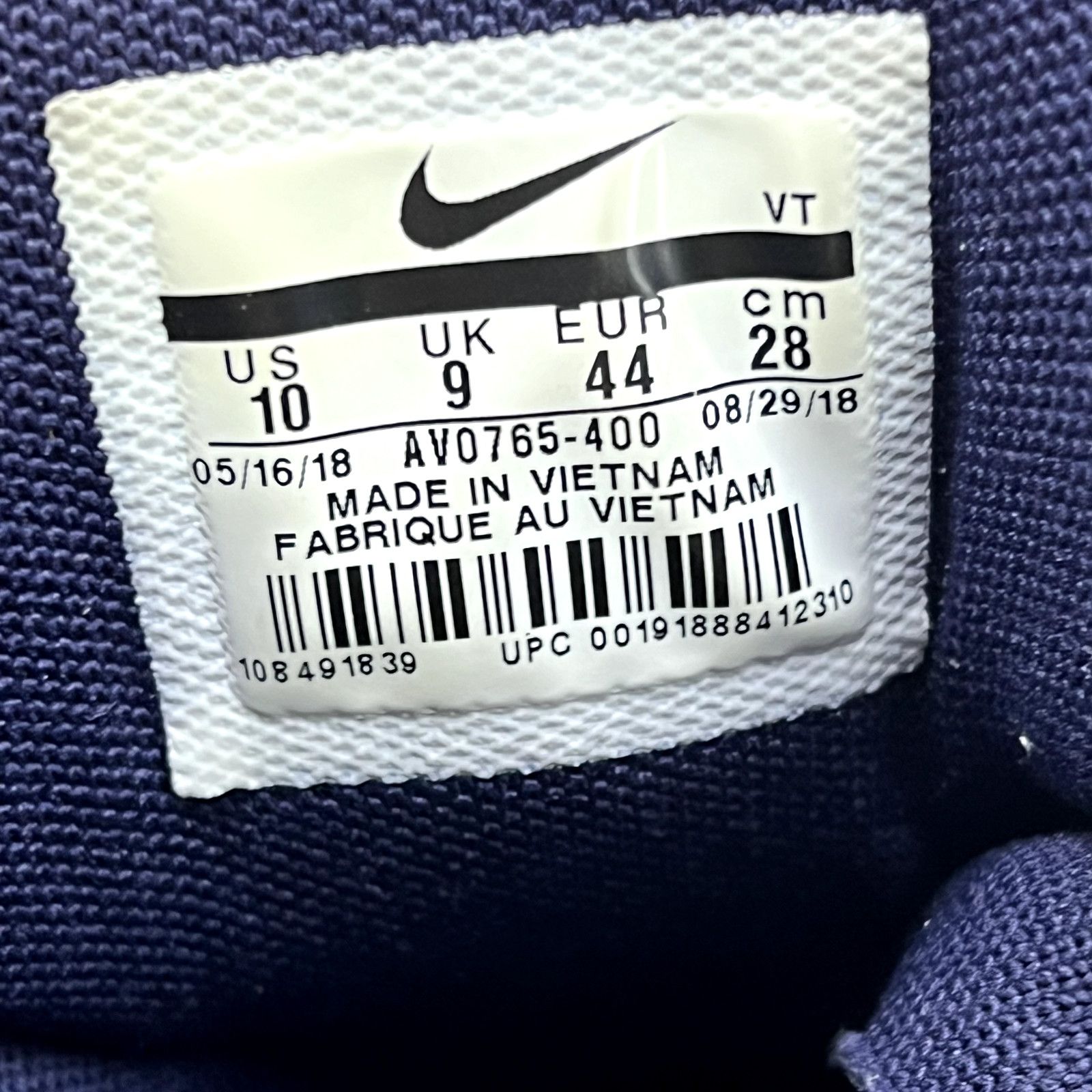 Nike Nike Air Max 95 Cav Empt Sneakers Men's 10 Blue Beige Camo Size US 10 / EU 43 - 8 Thumbnail