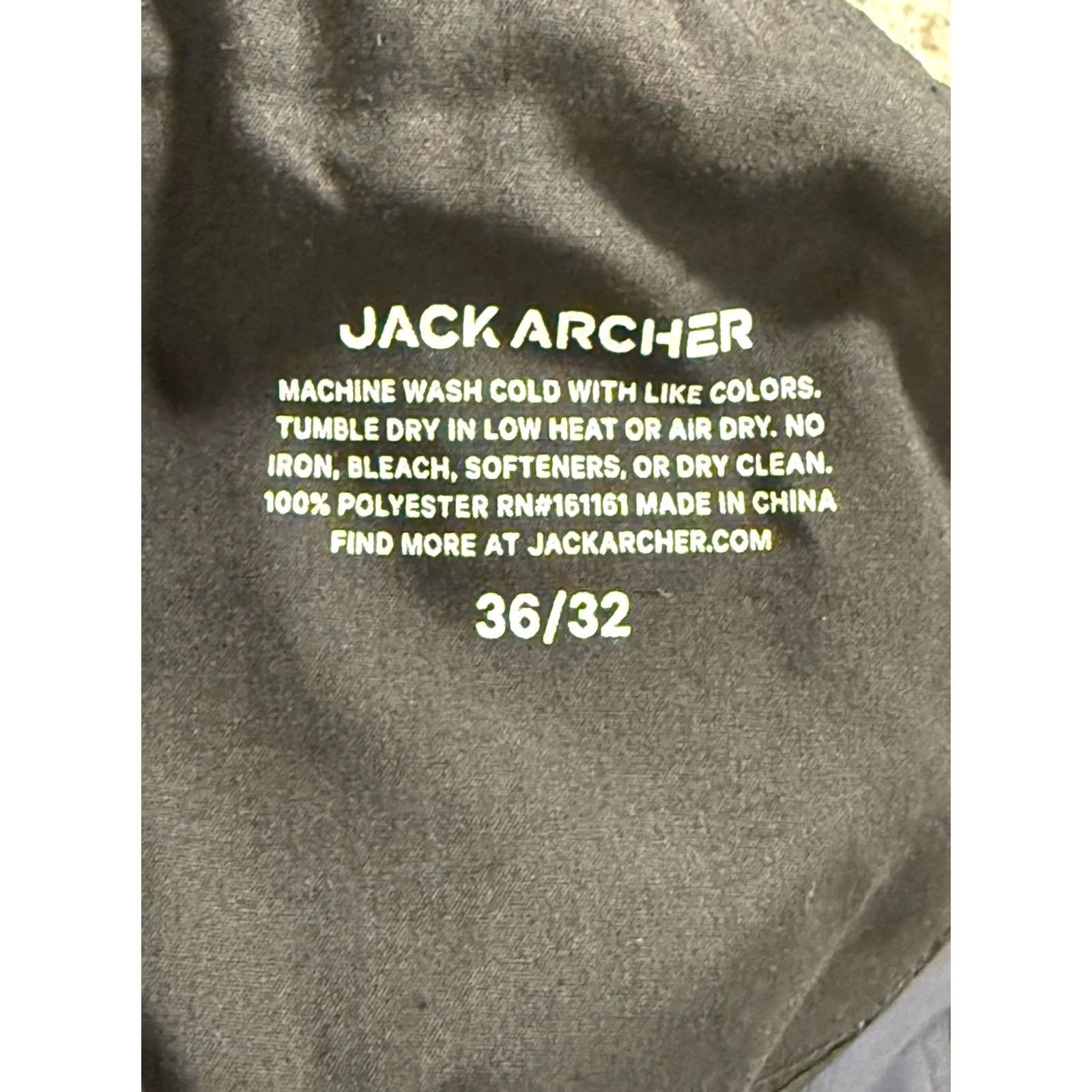 Vintage Jack Archer Jetsetter Pants Chino Blue 36 Regular 31x? 36x32 5-Pocket Stretch Button Zip Size US 36 / EU 52 - 2 Thumbnail