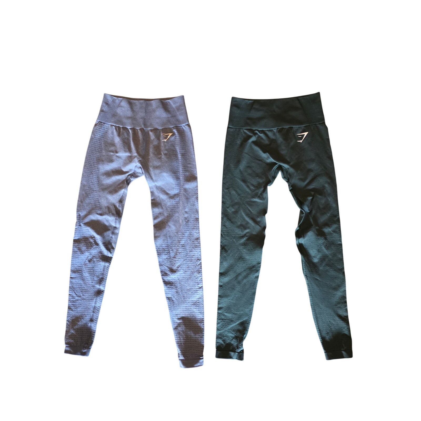 Gymshark Gymshark Vital Leggings 2 Pair Lot Dark Green XS Womens Blue Size 26" / US 2 / IT 38 - 1 Thumbnail