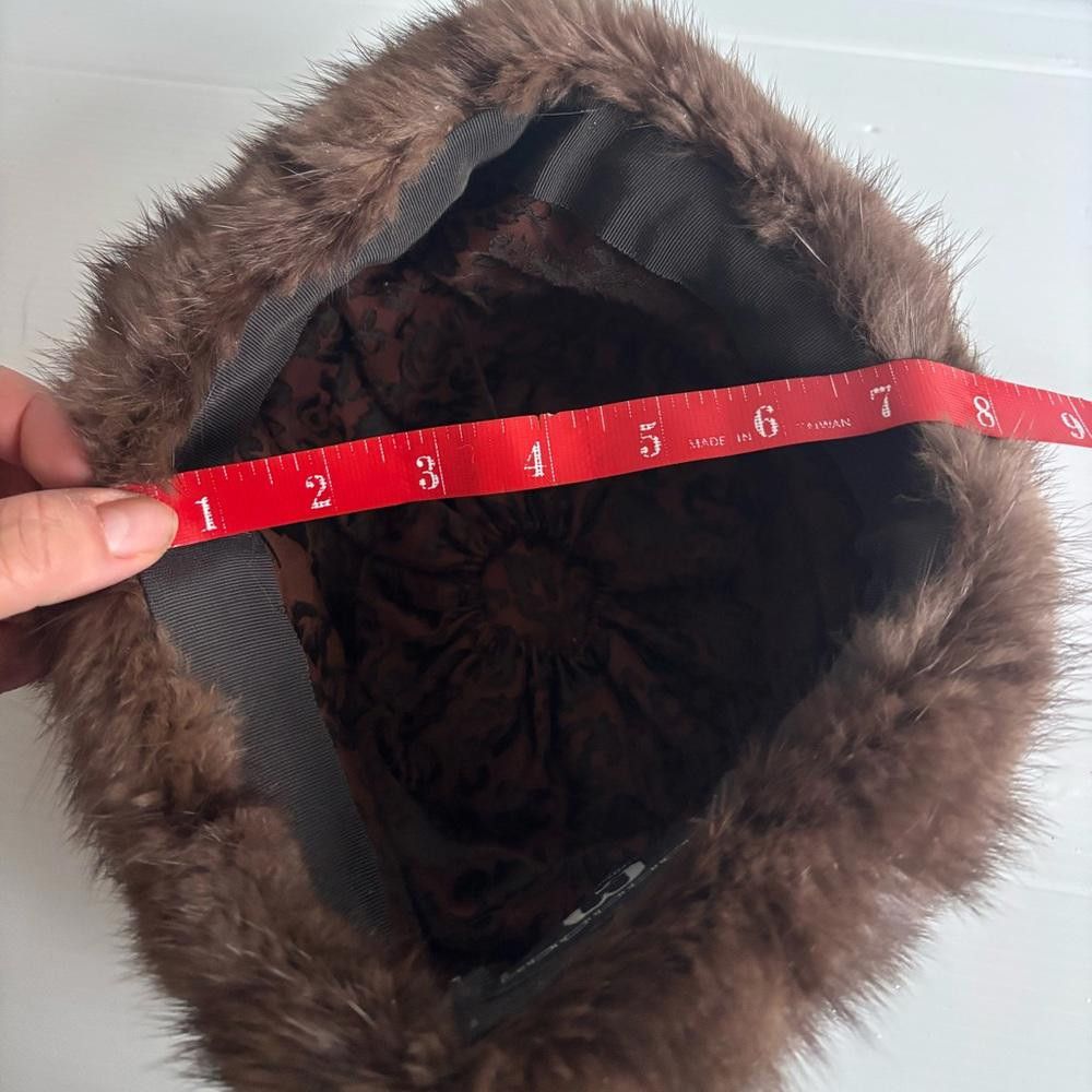 Designer Vintage Raccoon Fur Hat from Canada - GR Original Size ONE SIZE - 5 Thumbnail