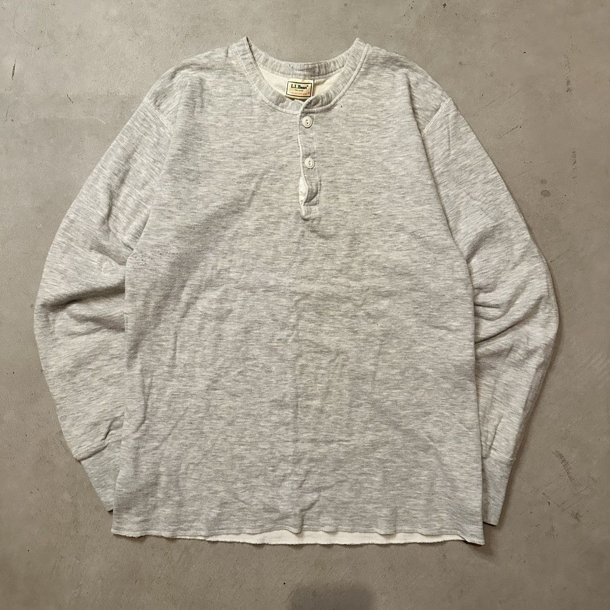 L.L. Bean Vintage L.L. Bean Two Layer River Driver’s Henley Shirt Size US XL / EU 56 / 4 - 2 Thumbnail