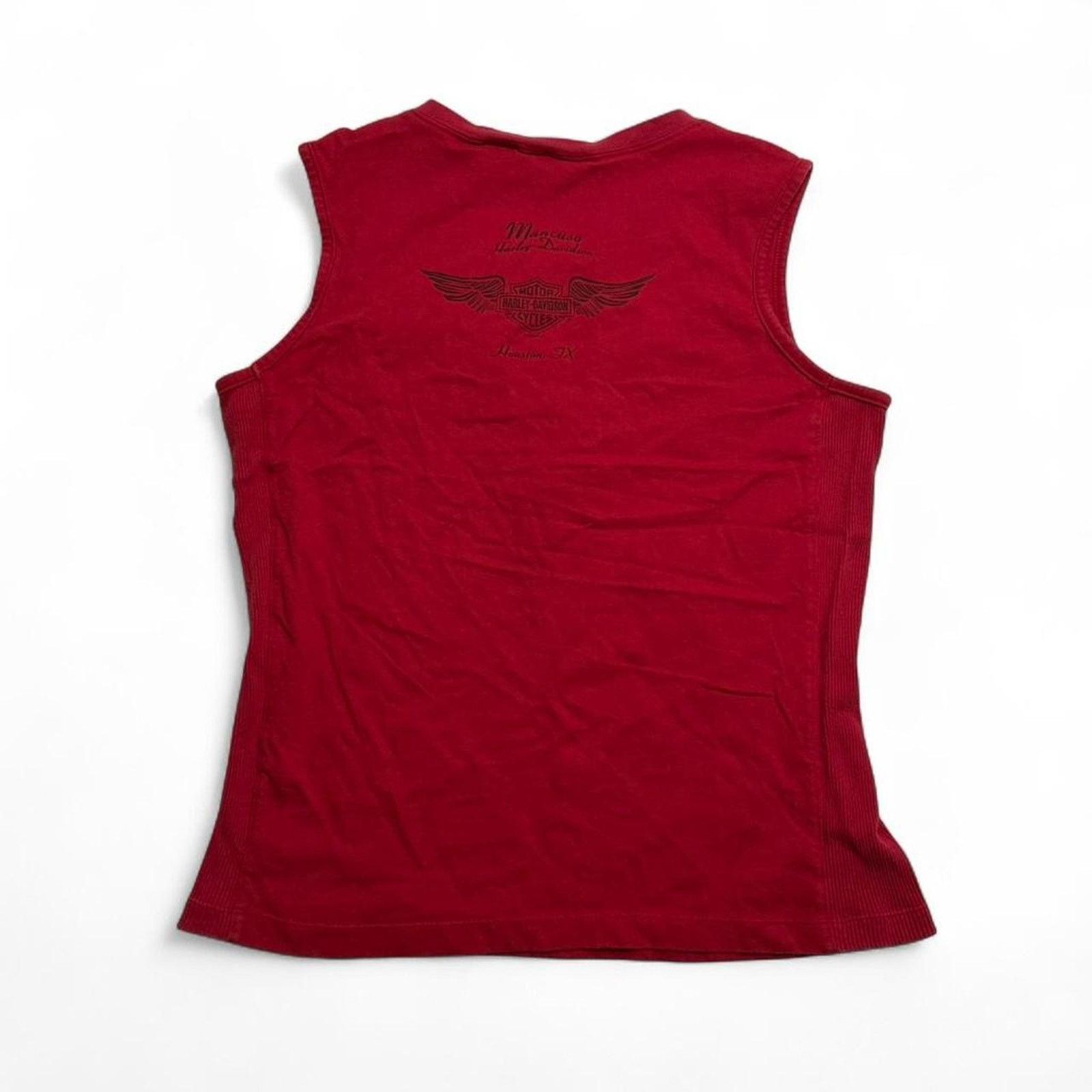 Harley Davidson Harley Davidson red tank top lace front back graphic Size L Size L / US 10 / IT 46 - 5 Thumbnail