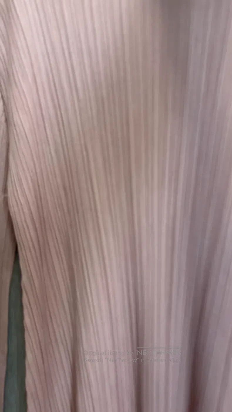 Issey Miyake Issey Miyake Pink Long-Sleeve Top Size L / US 10 / IT 46 - 1 Thumbnail