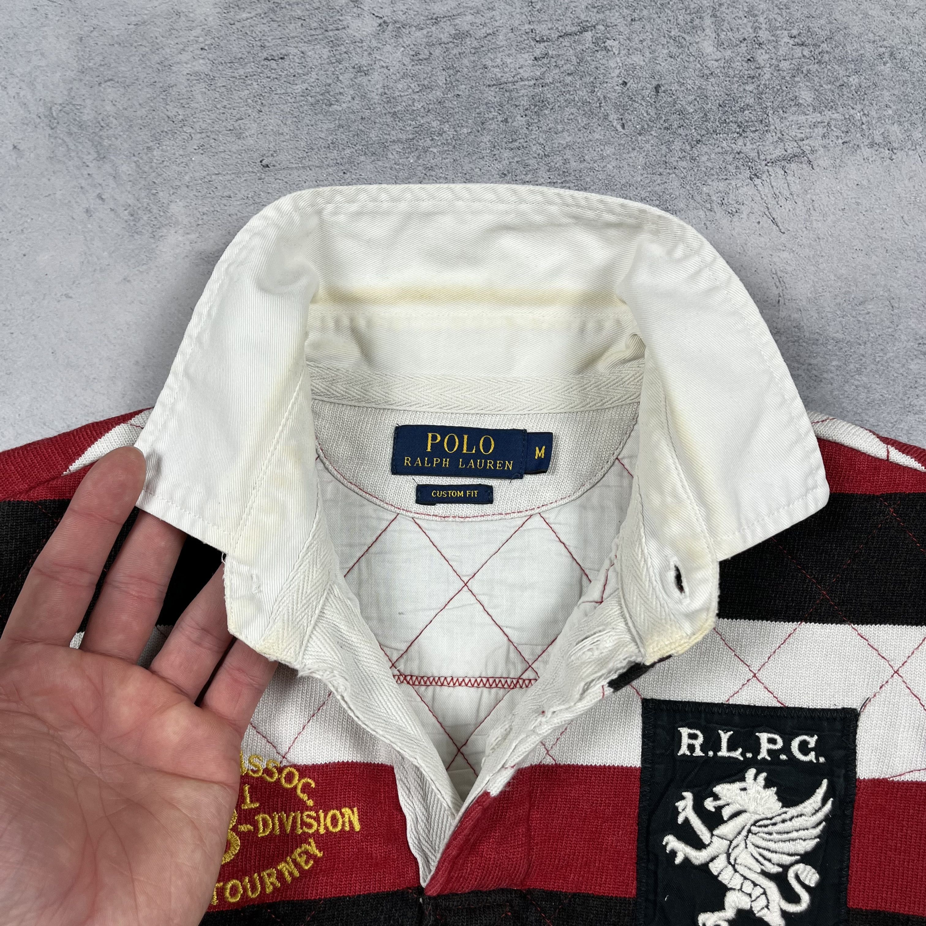 Polo Ralph Lauren Vintage Polo Ralph Lauren Big Logo Rugby Shirt 90’s Size US M / EU 48-50 / 2 - 16 Thumbnail