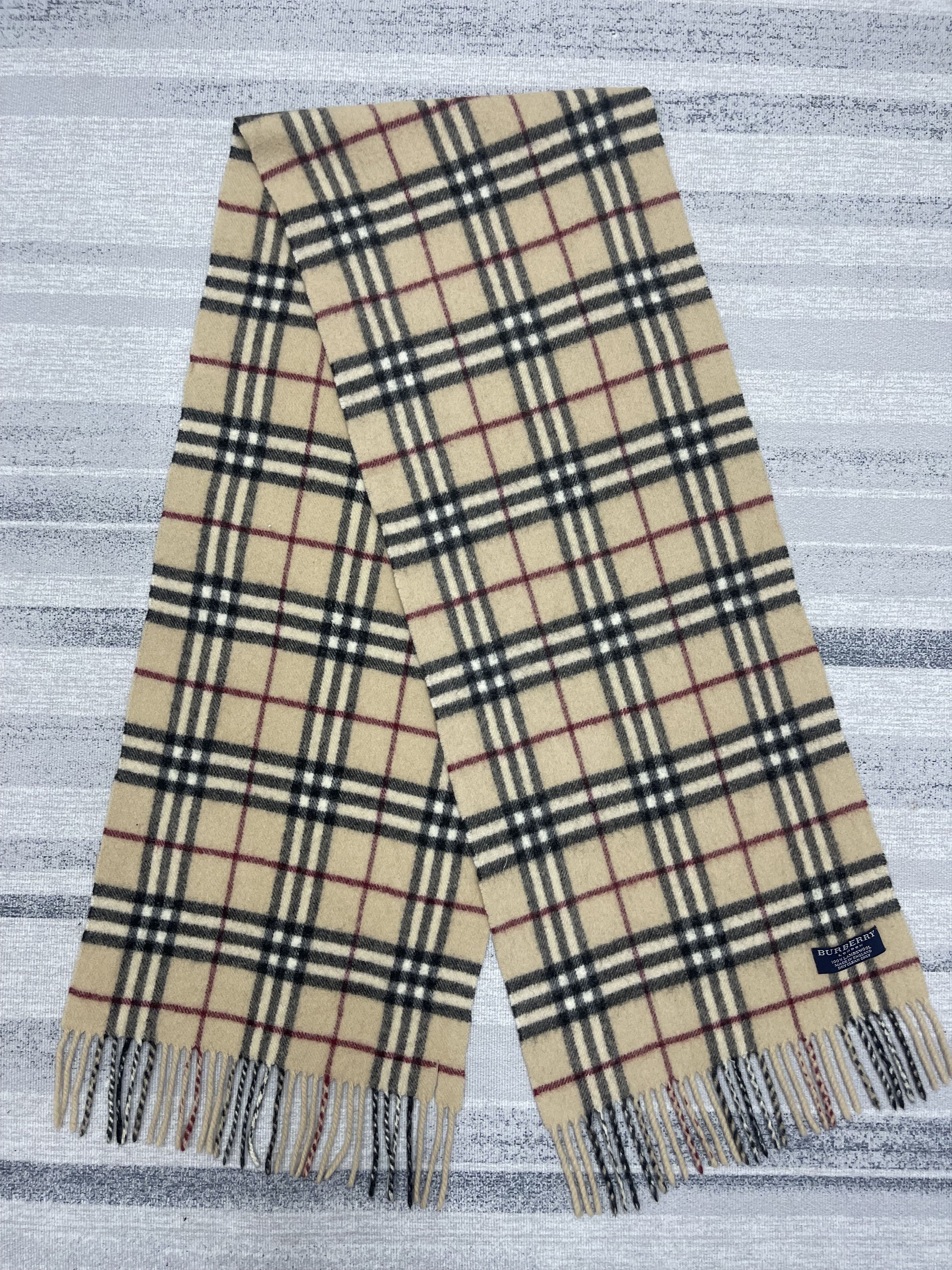 Burberry Vintage Burberry Nova Checkered Muffler Scarf - 6231 Size ONE SIZE - 4 Thumbnail