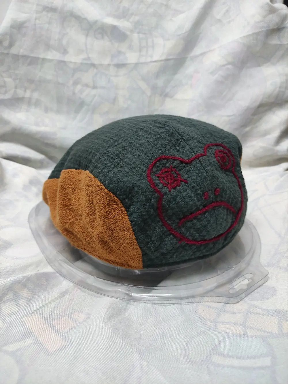 Japanese Brand GRACE VINTAGE BARETTA CAP EMOJI FROG Size ONE SIZE - 8 Thumbnail