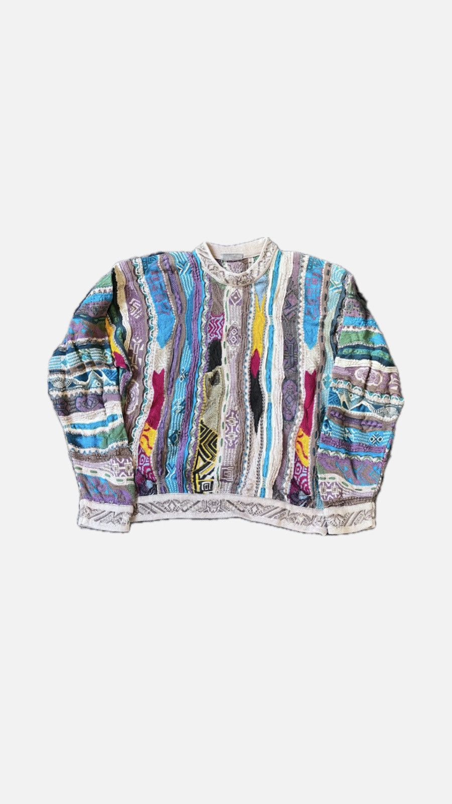 Coogi Coogi cableknit sweater Size US S / EU 44-46 / 1 - 1 Thumbnail