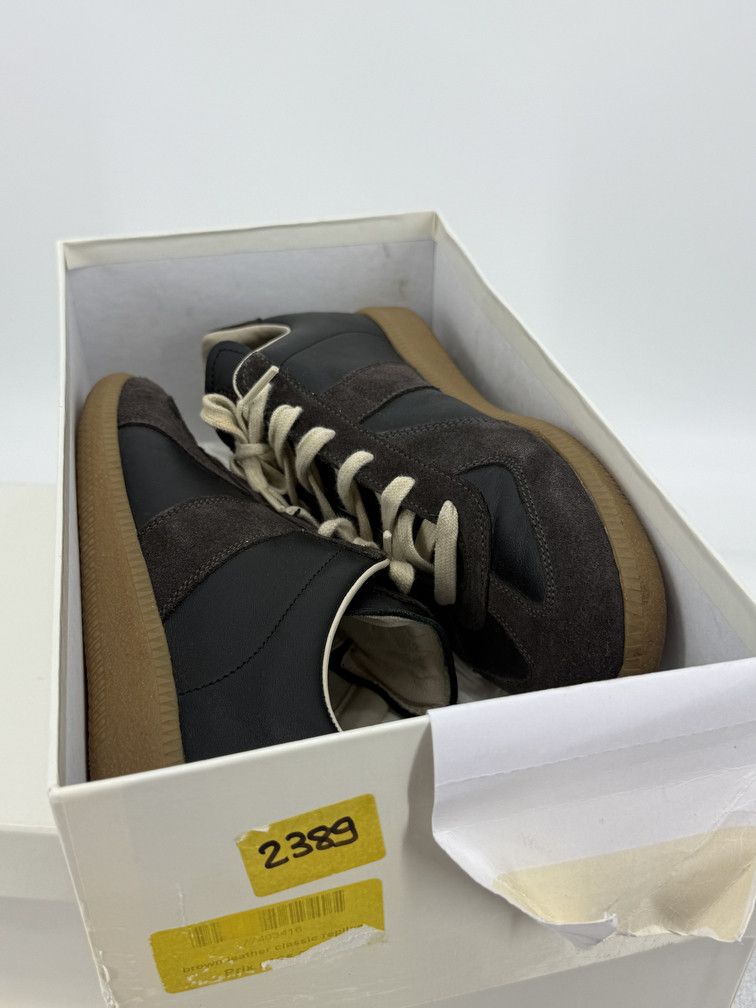 Maison Margiela GAT Low Black Brown Size US 7 / EU 40 - 9 Thumbnail