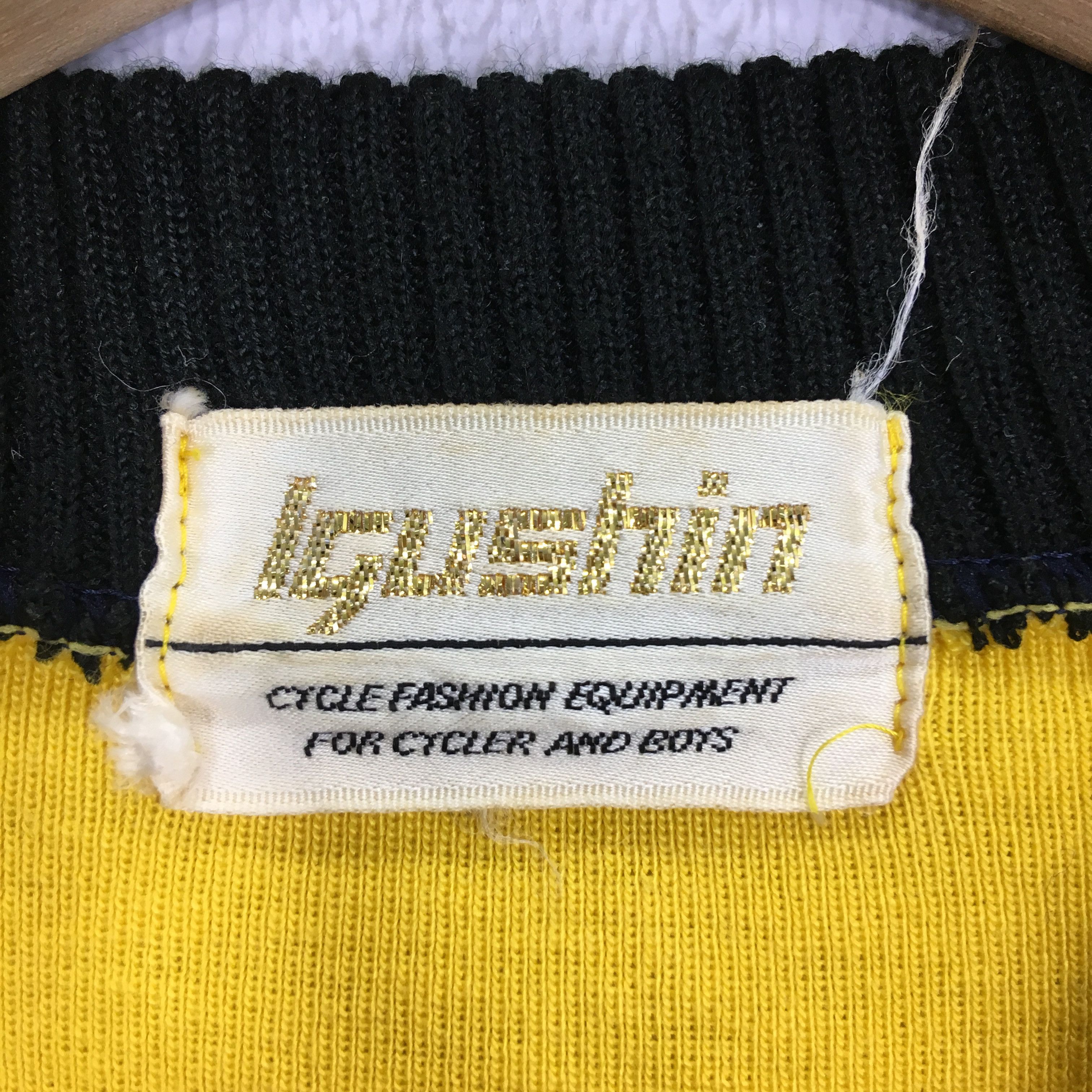 Japanese Brand Vintage 80’s Igushin Japan Cycling Jersey Elastic Grip Shirt Size US S / EU 44-46 / 1 - 10 Thumbnail