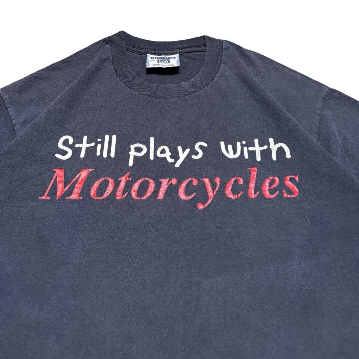 Other Vintage Faded Still Plays With Motorcycles Graphic T-Shirt Size US L / EU 52-54 / 3 - 2 Thumbnail