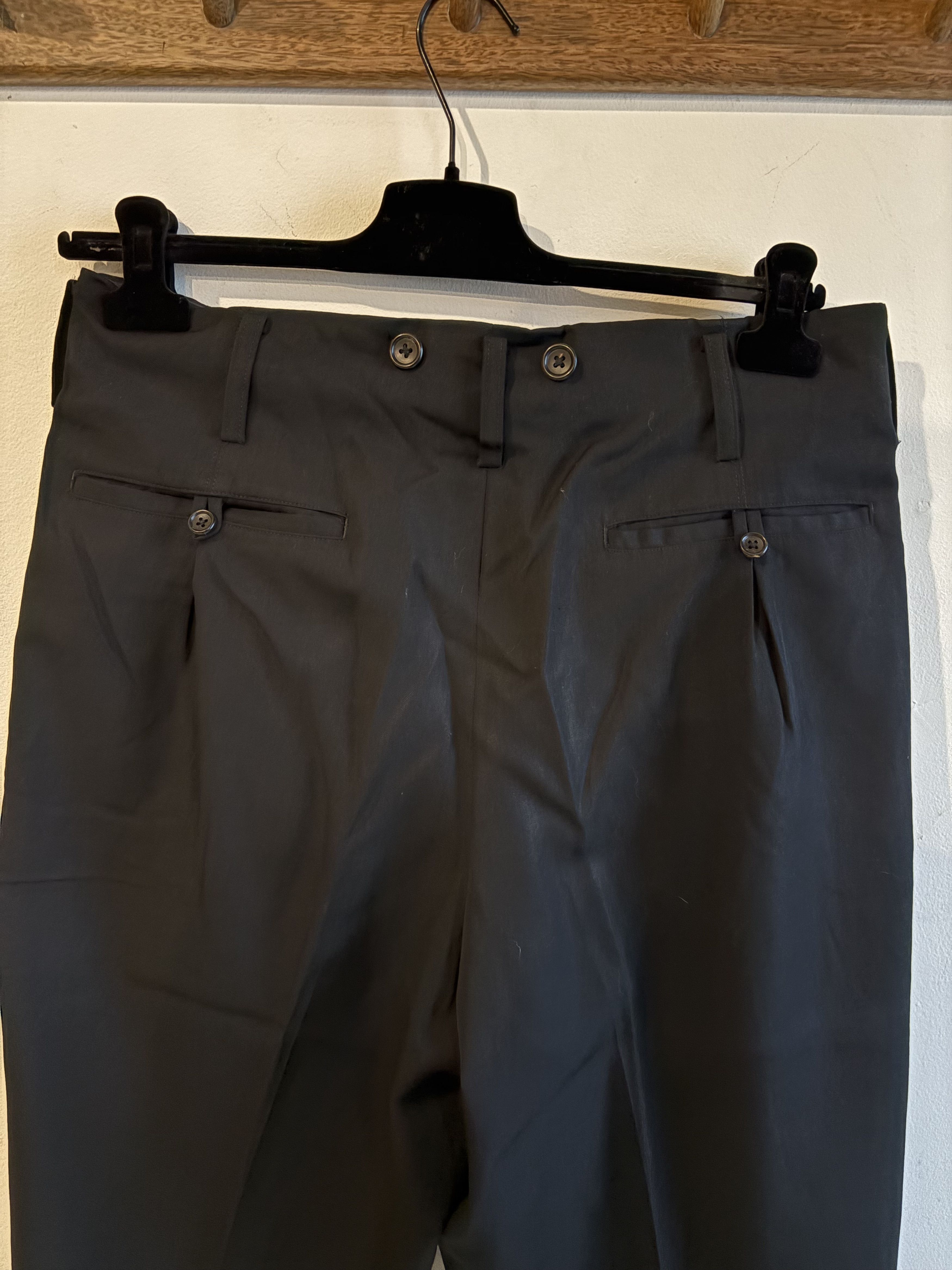 Yohji Yamamoto Yohji Yamamoto Pour Homme Tuck Pants Size 40R - 6 Thumbnail