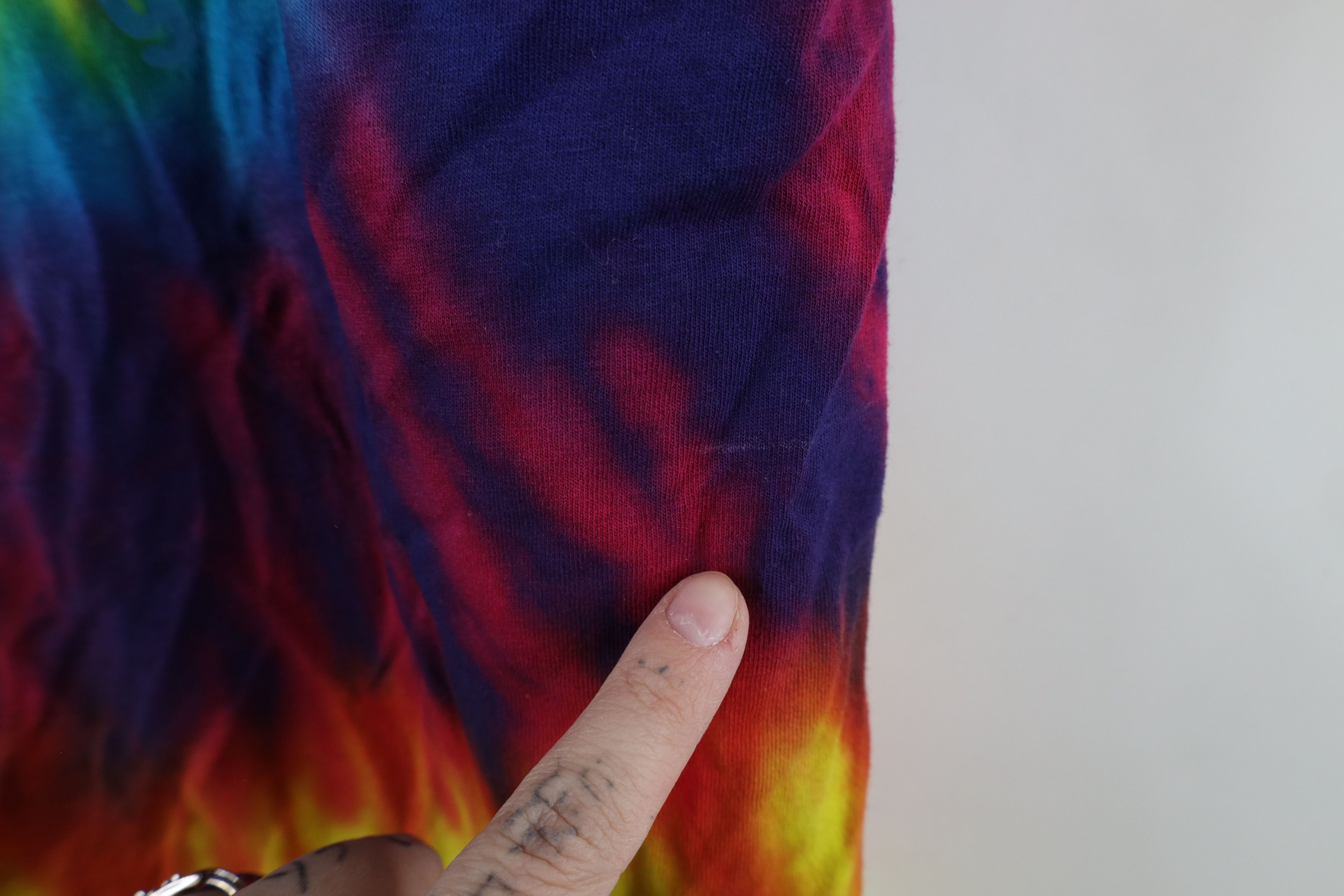 Vintage Vintage Streetwear Rainbow Tie Dye Grow Short Sleeve T-Shirt Size US L / EU 52-54 / 3 - 6 Thumbnail