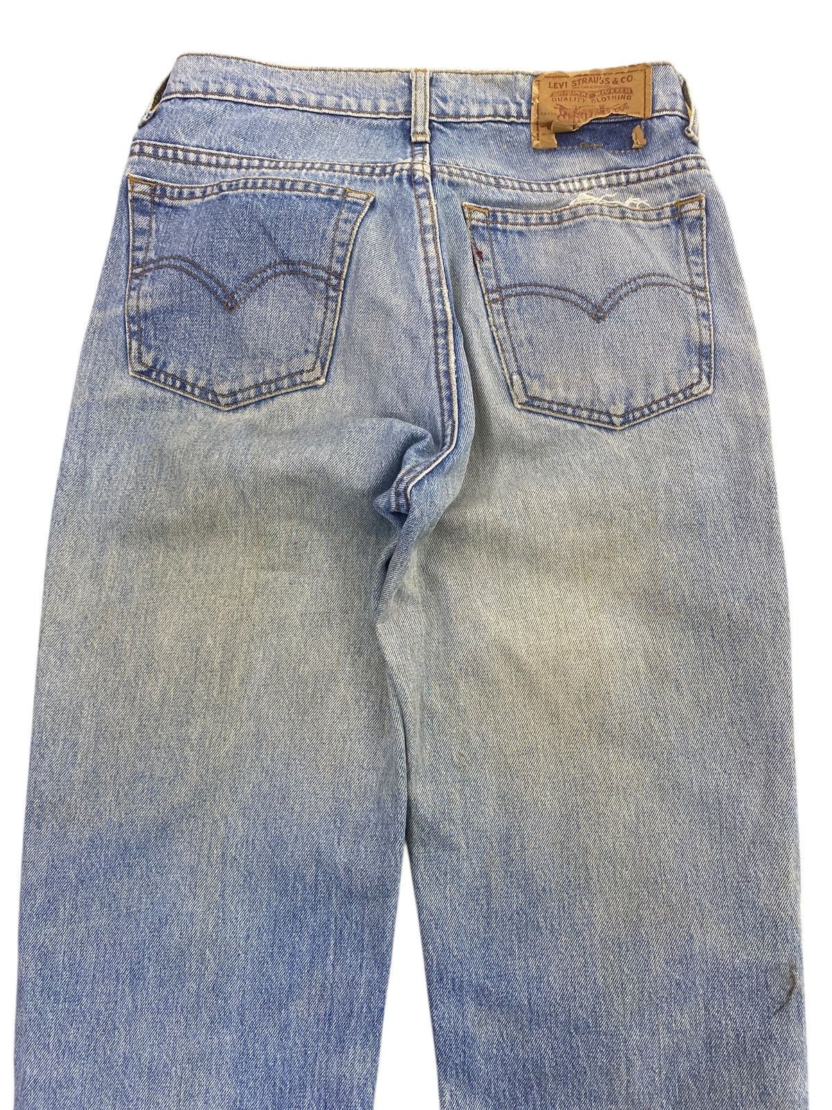Levi's Levi’s Acid Blue Wash Style Ripped Jeans Size US 28 / EU 44 - 4 Thumbnail
