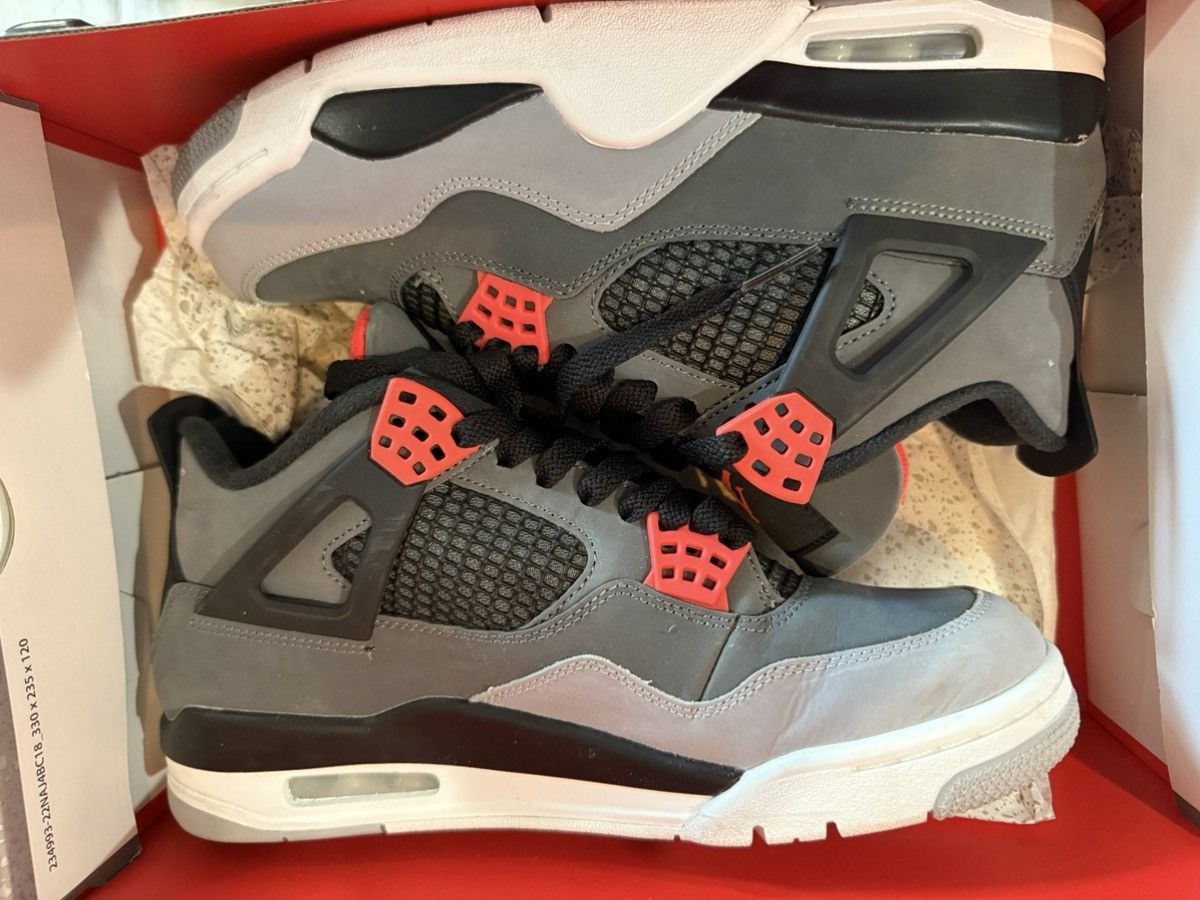 Jordan Brand Nike Air Jordan 4 Retro Infrared Size 8 DH6927-061 Sneakers Size US 8 / EU 41 - 8 Thumbnail