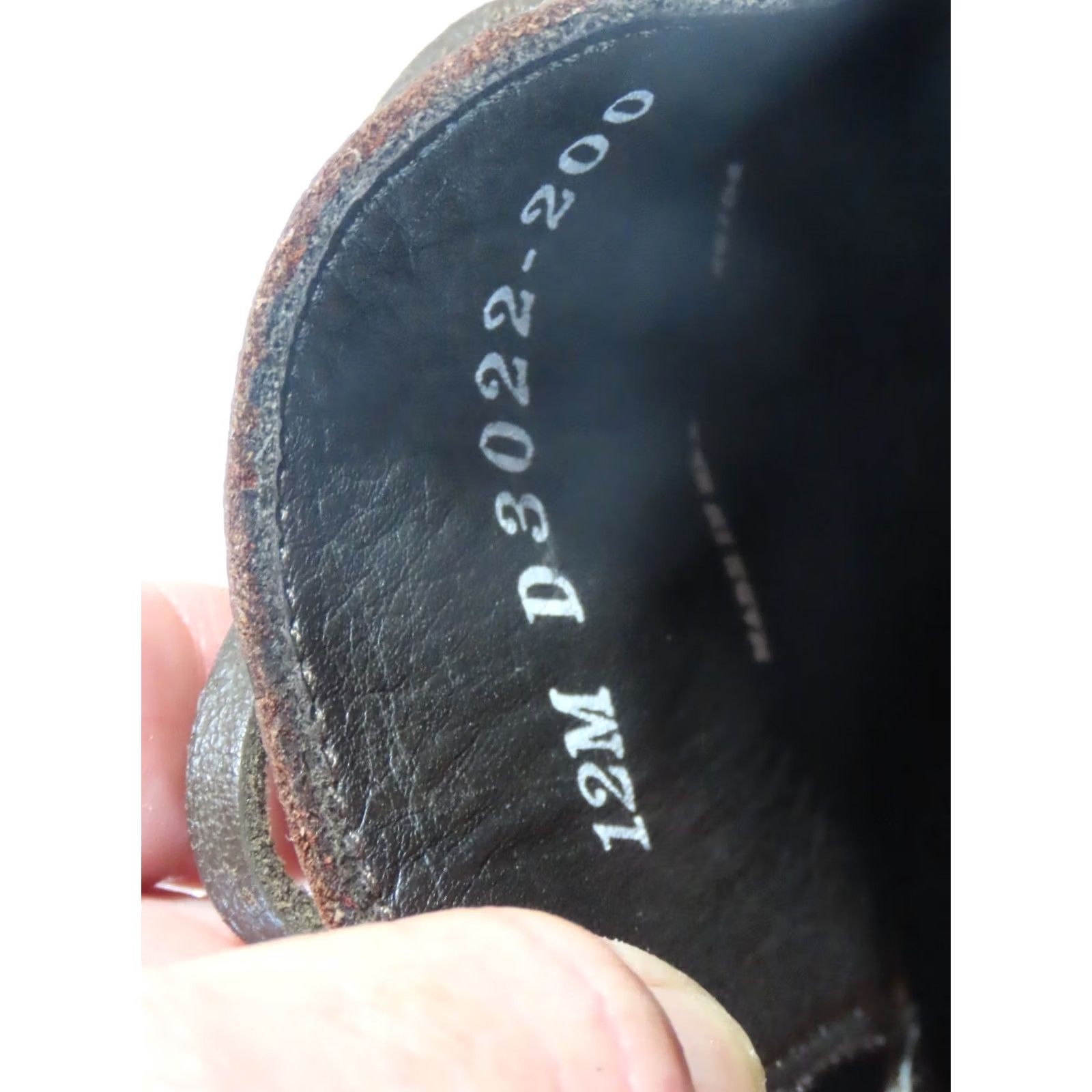 Vintage Ducks Unlimited Mens Dress Loafer Brown Leather 12M Lace Up Round Toe D3022-200 Shoes Mens Shoes Size US 12 / EU 45 - 6 Thumbnail
