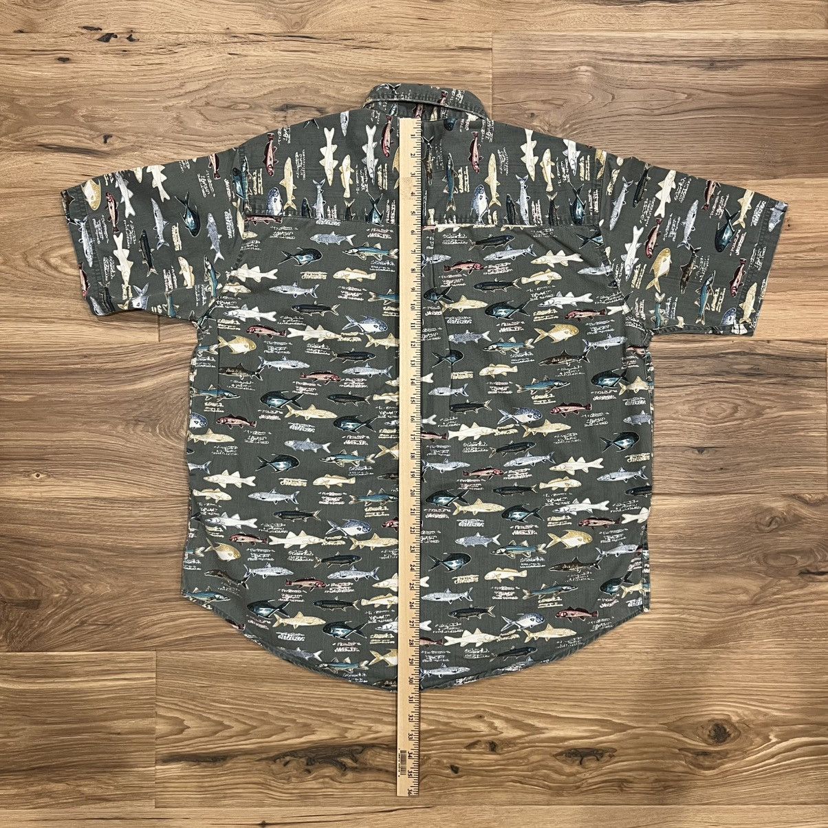Other Fish AOP Prides Landing Large Short Sleeve Button Down Shirt Size US L / EU 52-54 / 3 - 5 Thumbnail