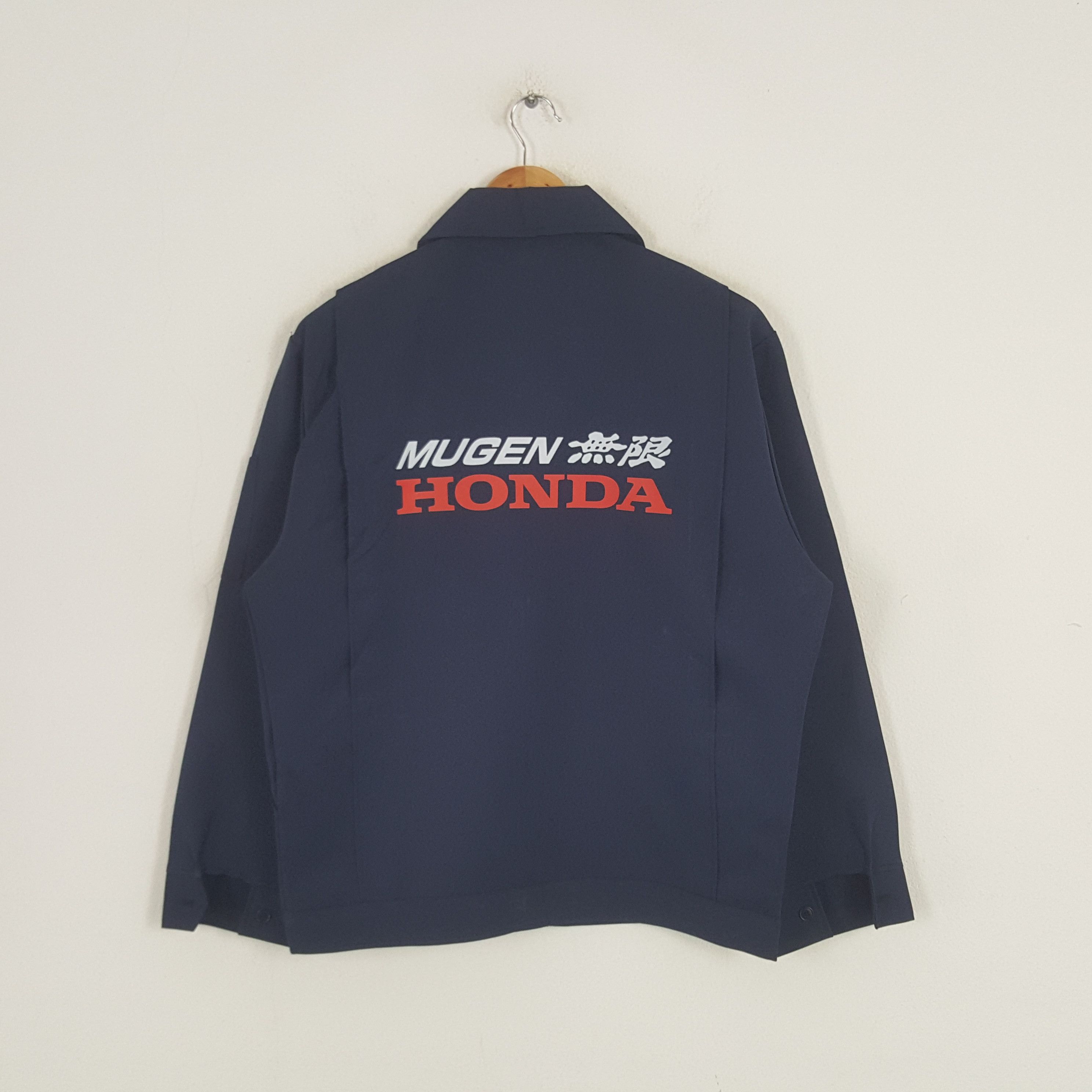 Japanese Brand × Vintage Vintage Honda Mugen Japanese Racing Team Custom Art Jacket Size US L / EU 52-54 / 3 - 1 Thumbnail
