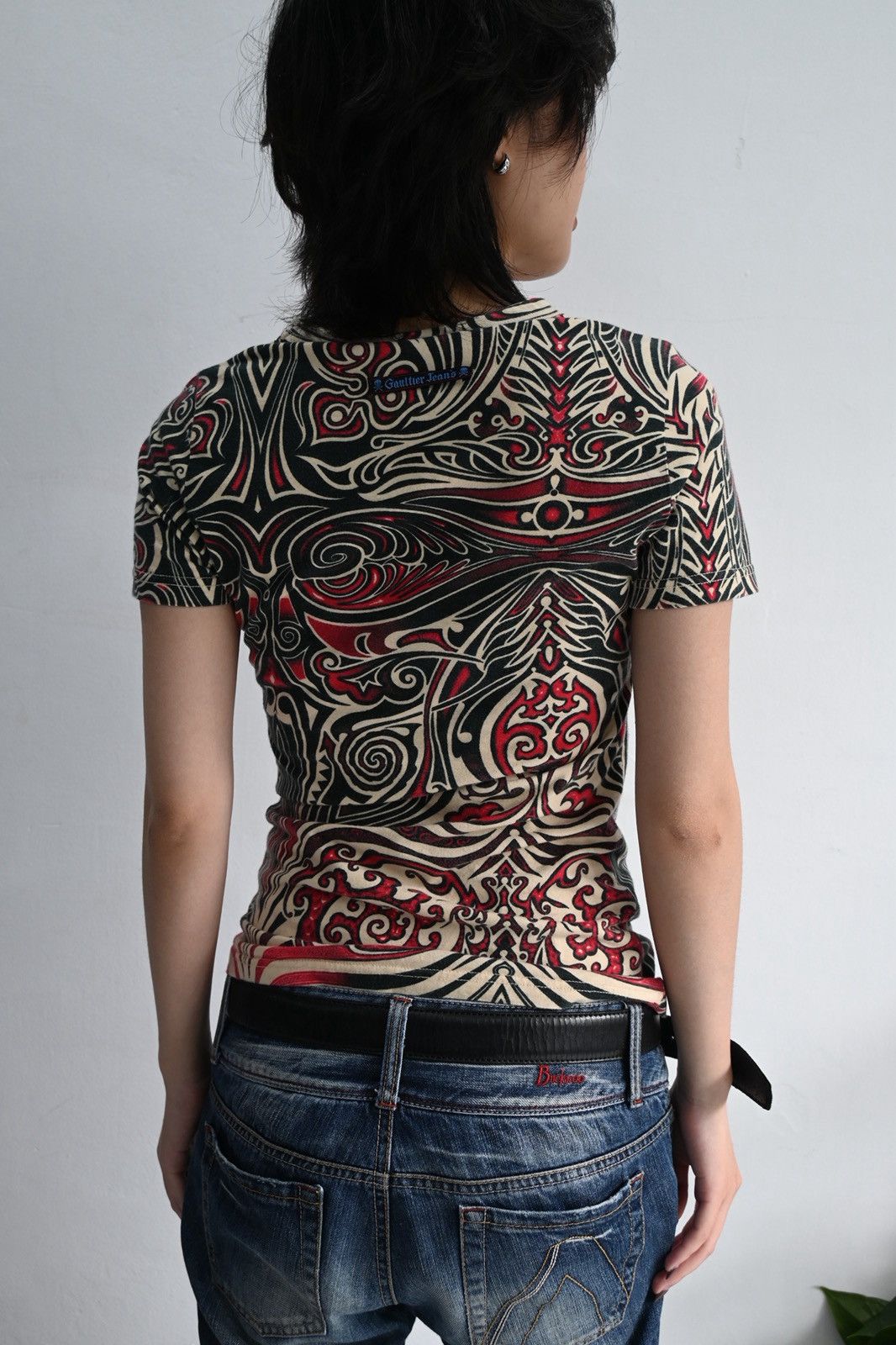 Jean Paul Gaultier Jean Paul Gaultier SS1996 cyberbaba tribal tatoo top Size S / US 4 / IT 40 - 3 Thumbnail