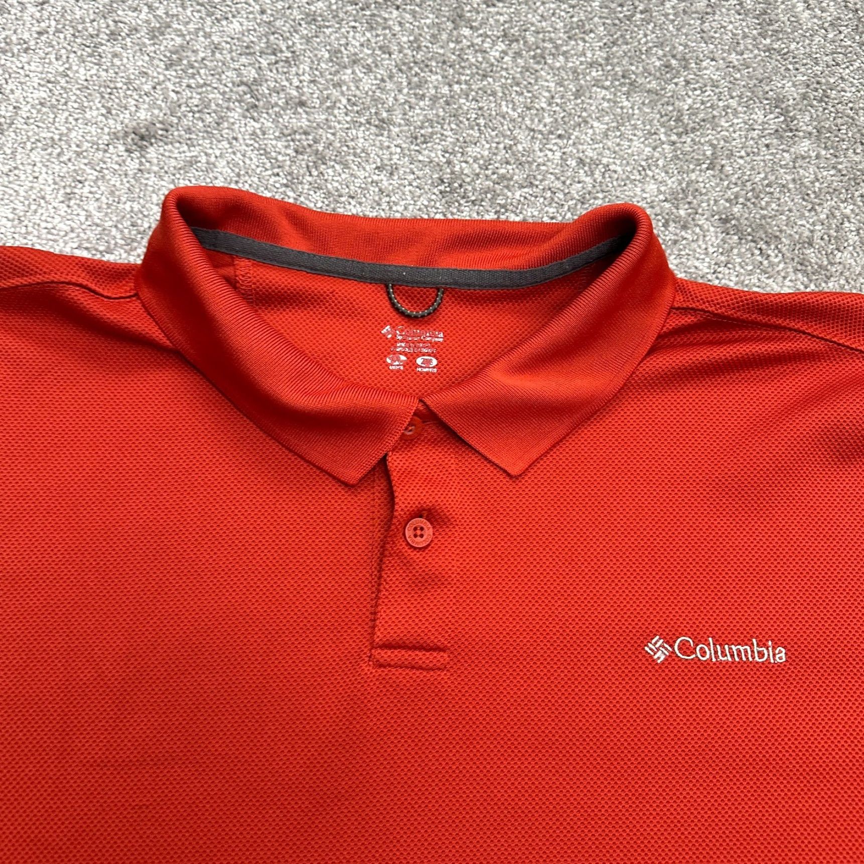 Vintage Columbia Polo Shirt Men XXL Red Short Sleeve Omni Shade PFG Utilizer Shirt Casual Outdoor Fishing Golf Walking - Columbia Size US XXL / EU 58 / 5 - 3 Thumbnail